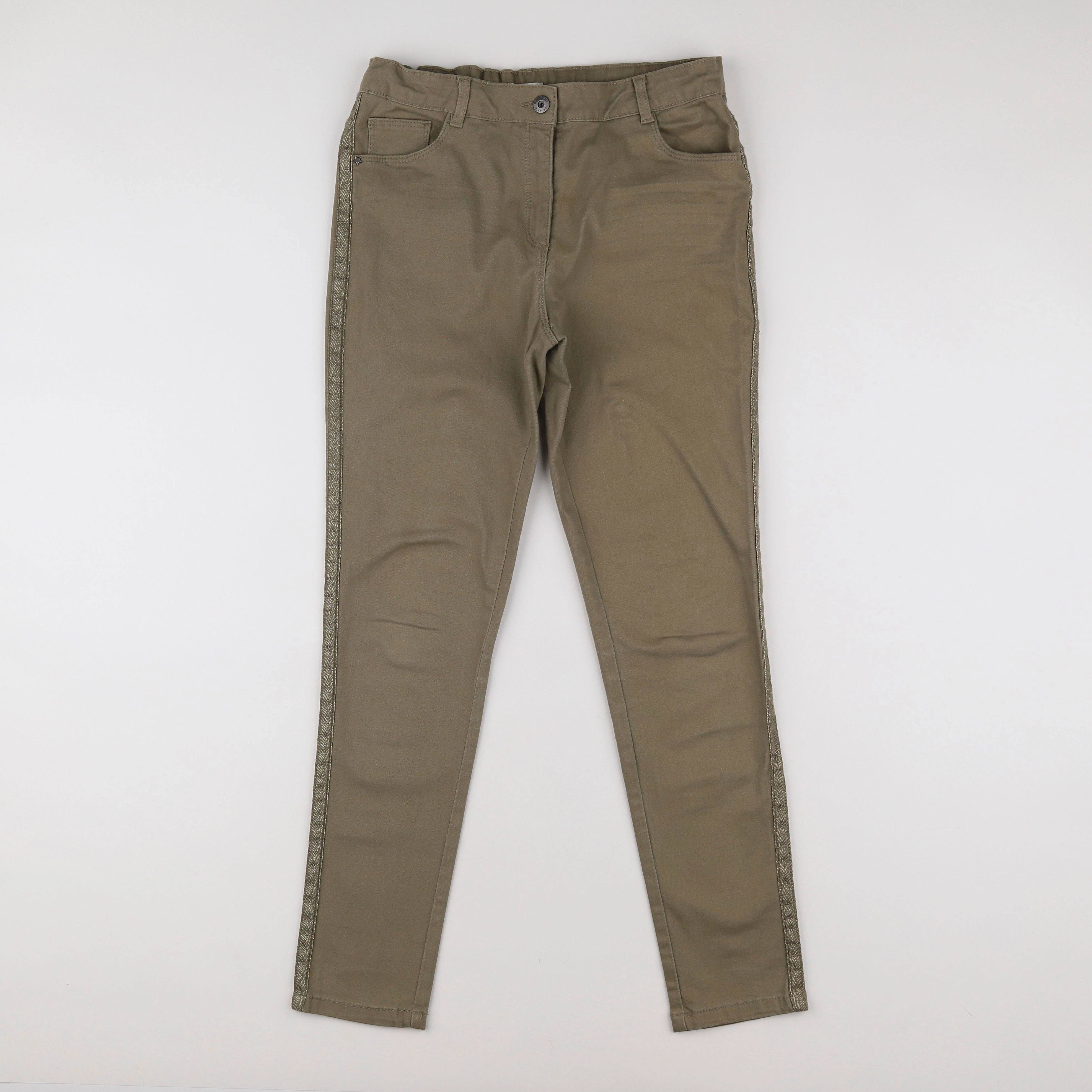 Vertbaudet - pantalon vert - 14 ans