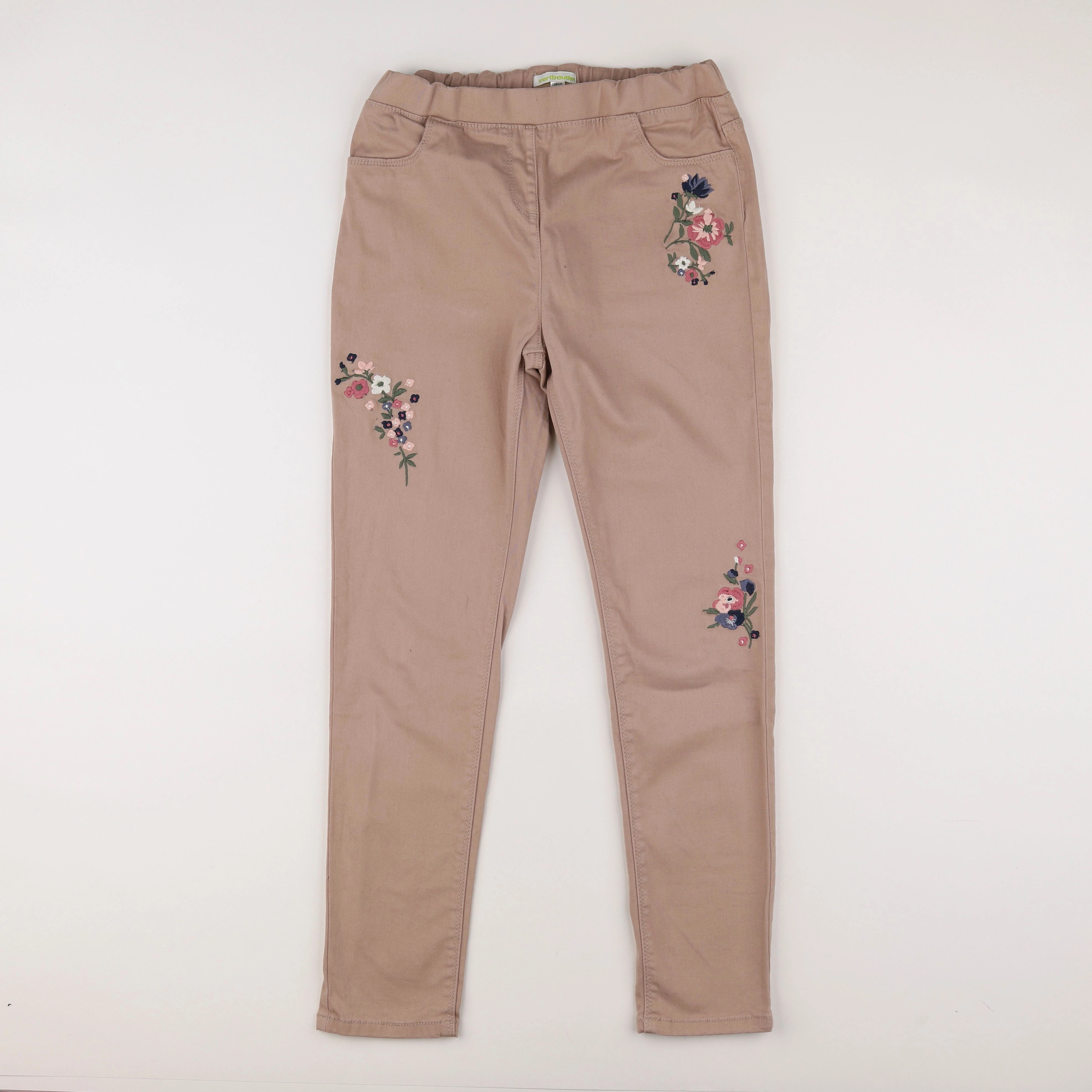 Vertbaudet - jegging beige - 14 ans