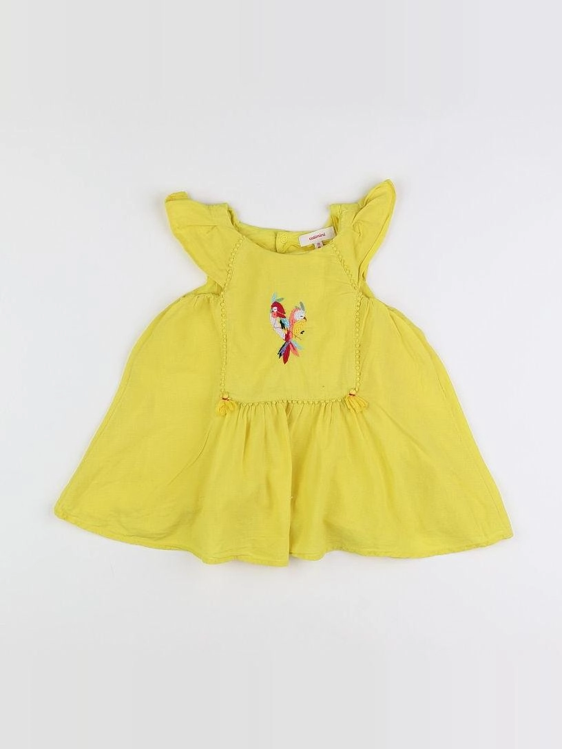 Catimini - robe jaune - 18 mois