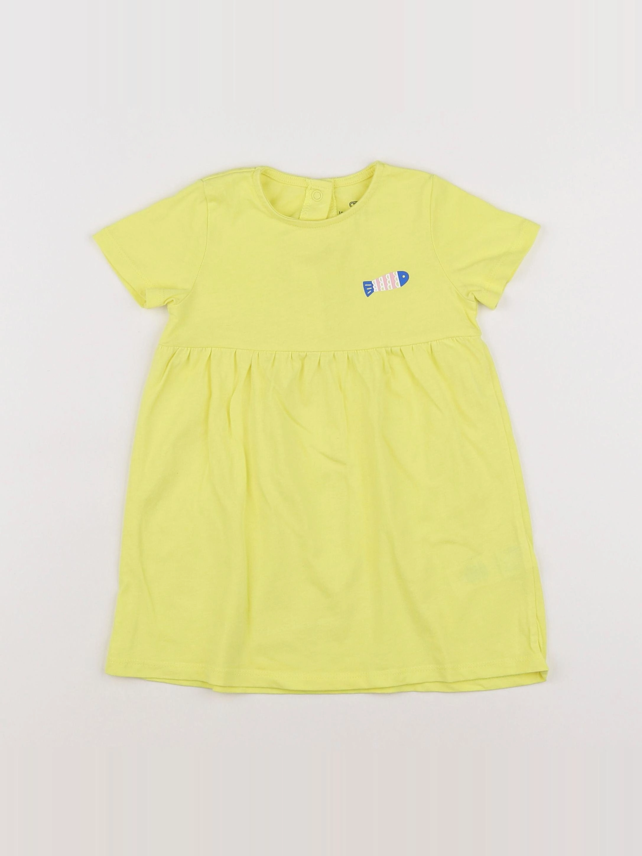 La Redoute - robe jaune - 18 mois