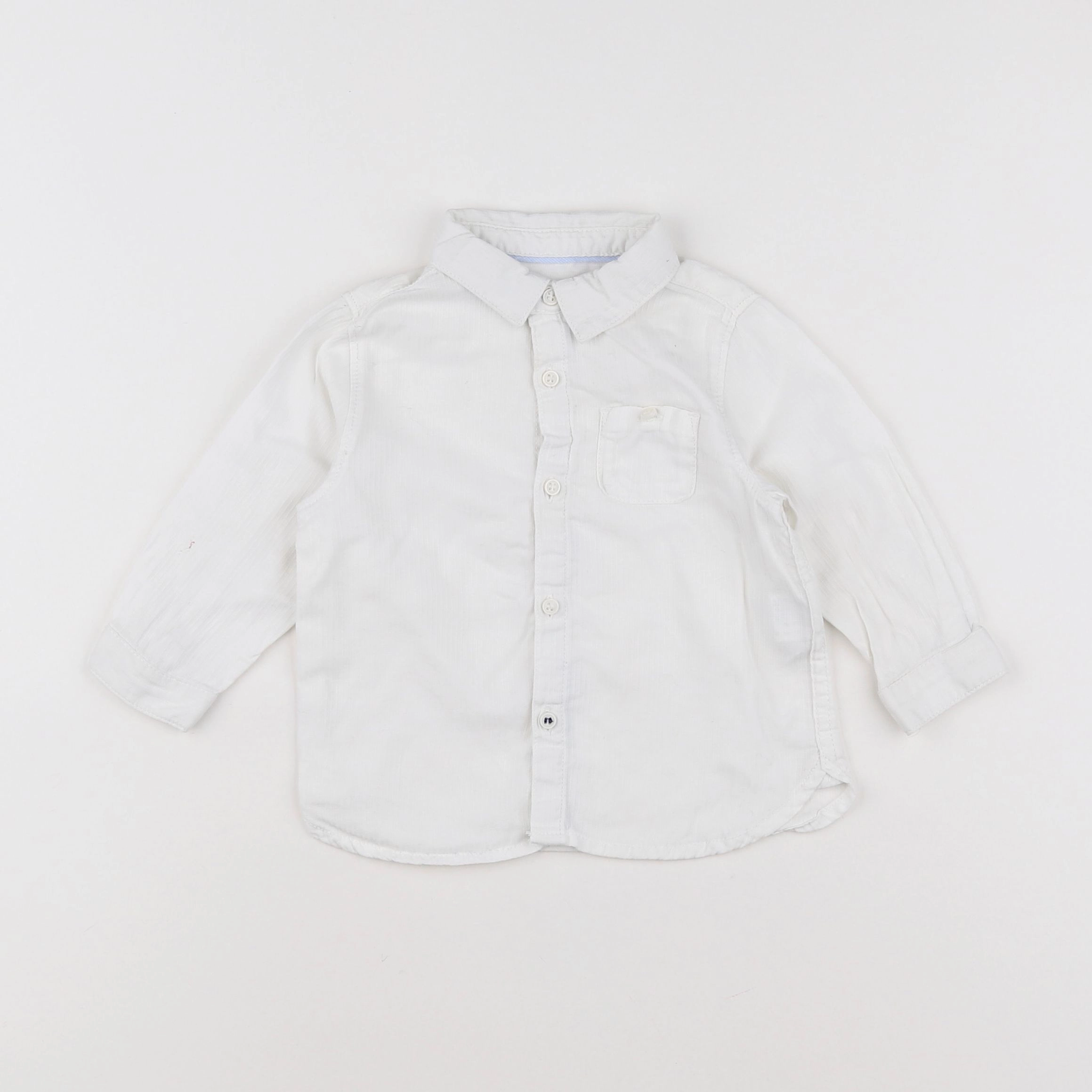 Zara - chemise blanc - 6/9 mois