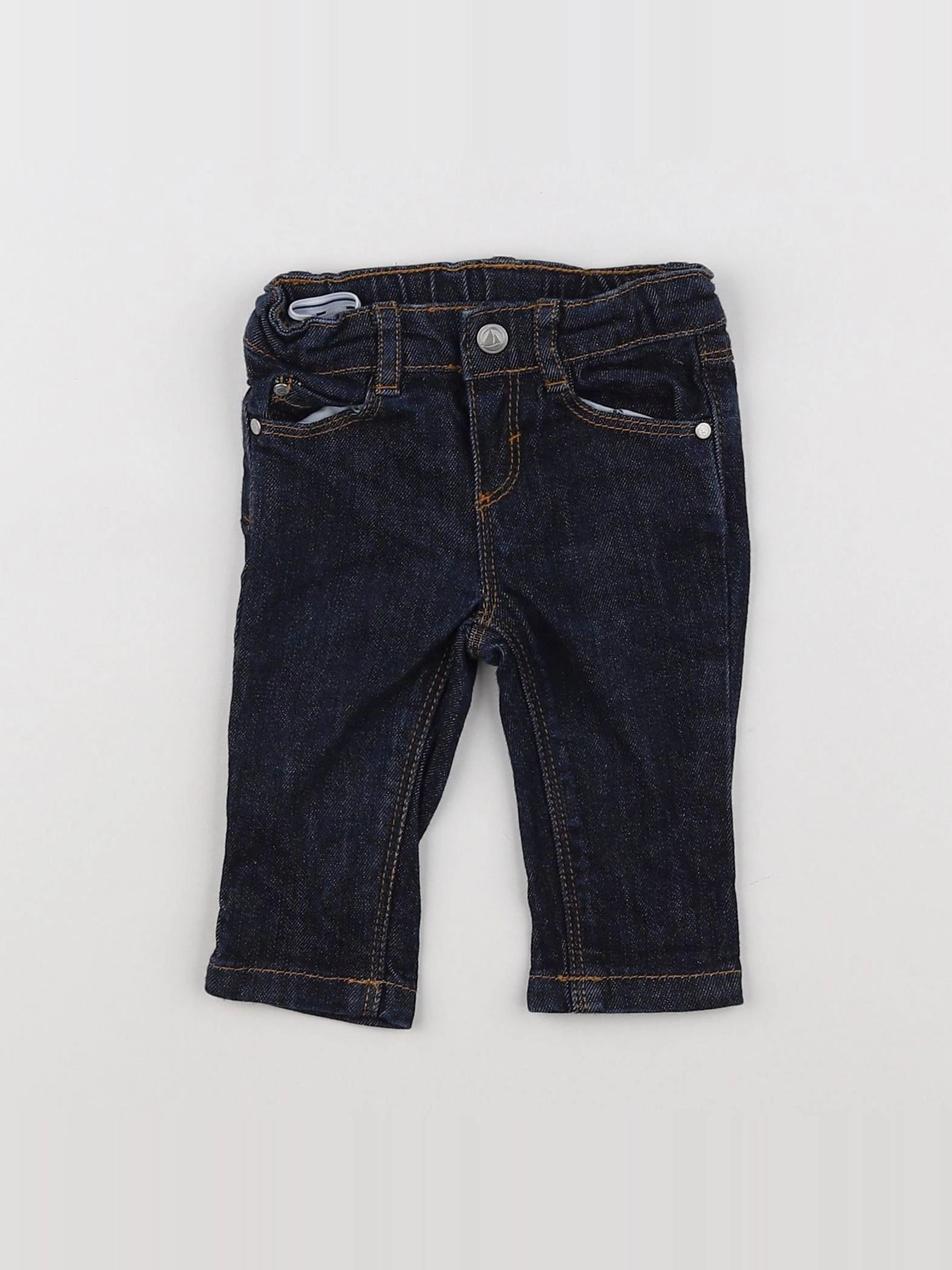 Petit Bateau - jean bleu - 3 mois