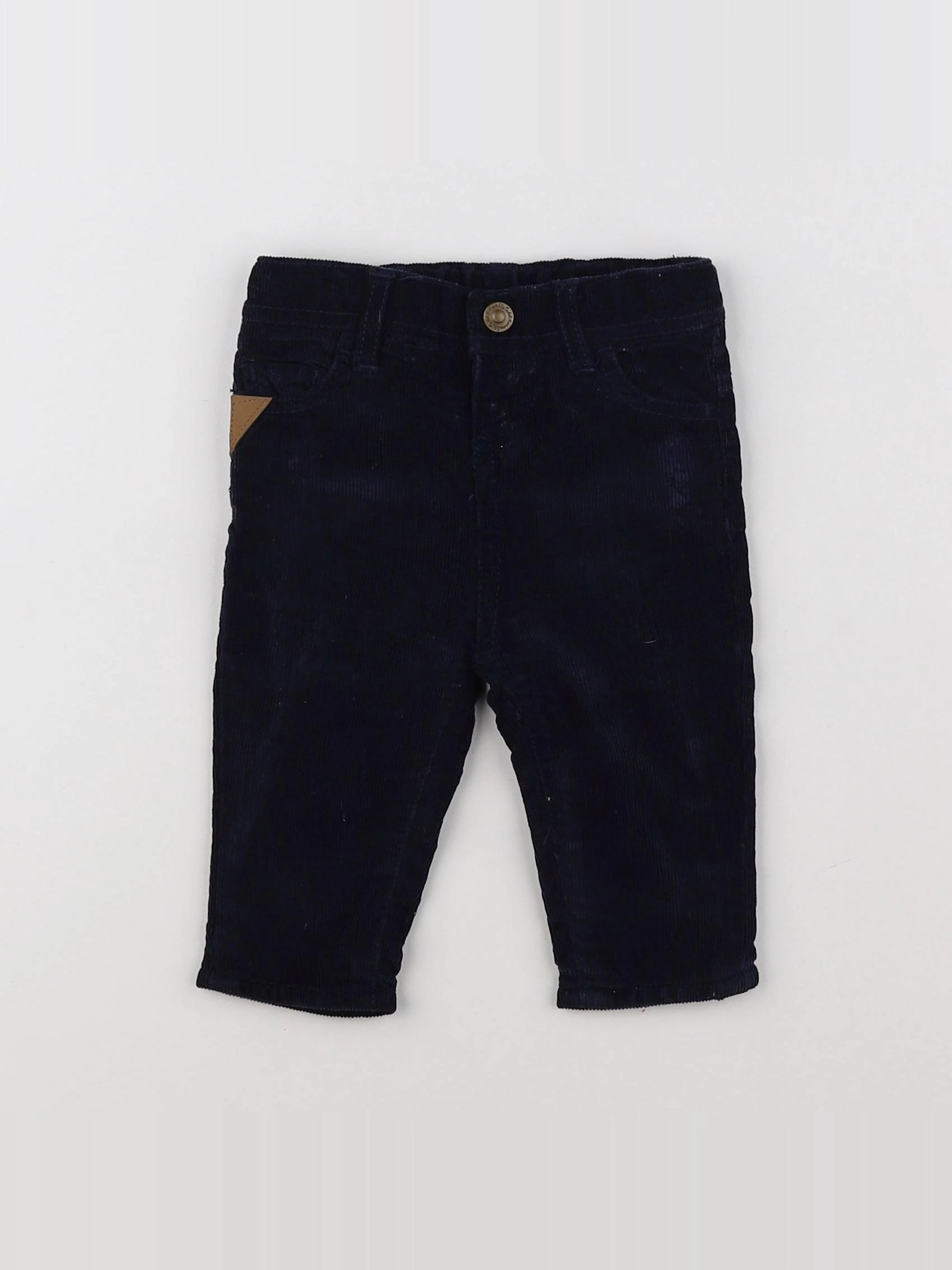 Cadet Rousselle - pantalon doublé bleu - 3 mois