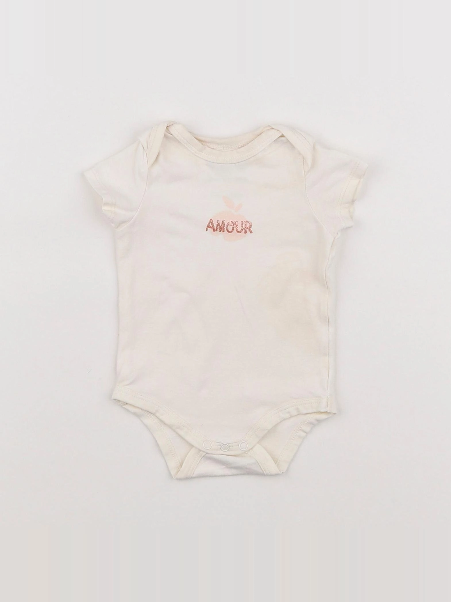 Tape à l'oeil - body beige - 3 mois