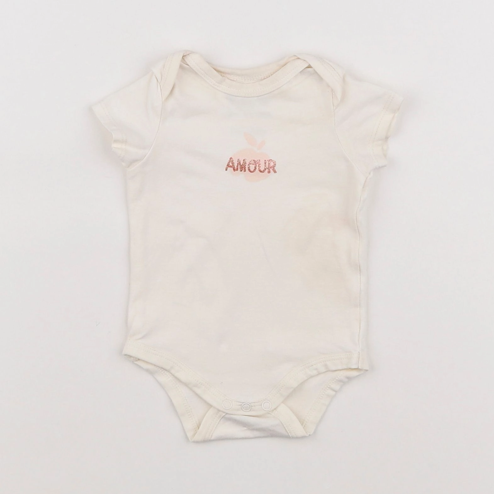 Tape à l'oeil - body beige - 3 mois