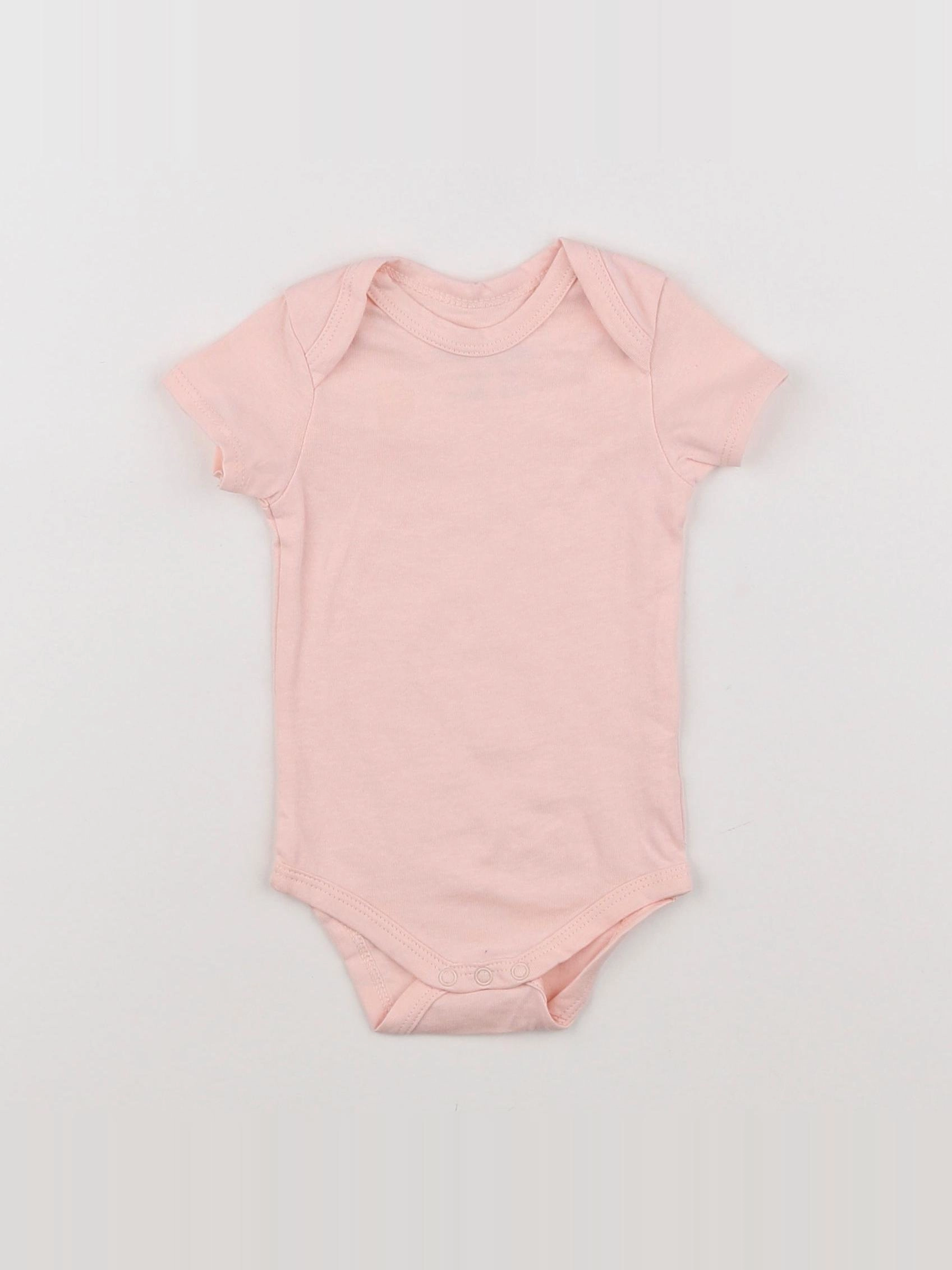 Tape à l'oeil - body rose - 3 mois
