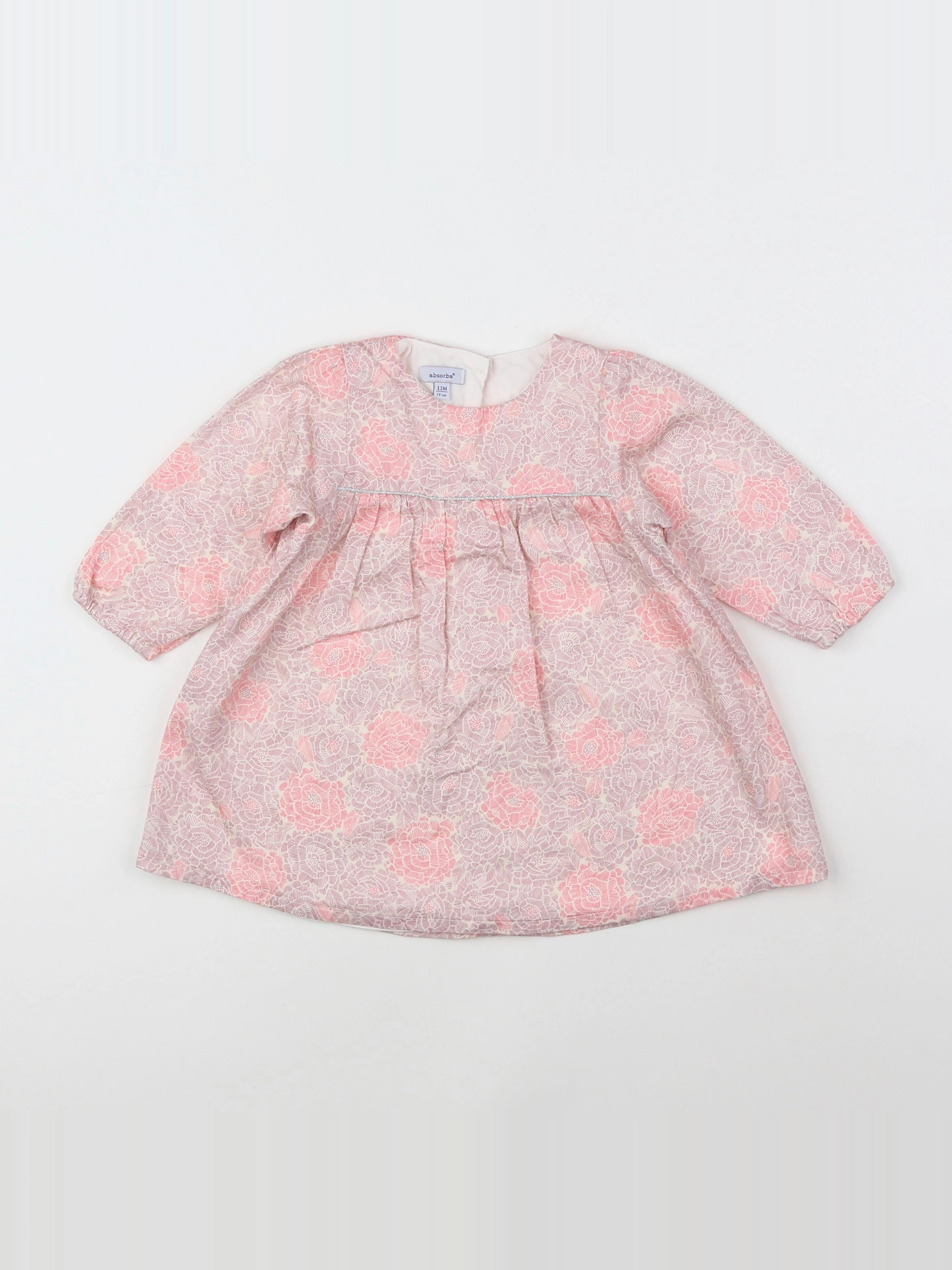 Absorba - robe rose - 12 mois