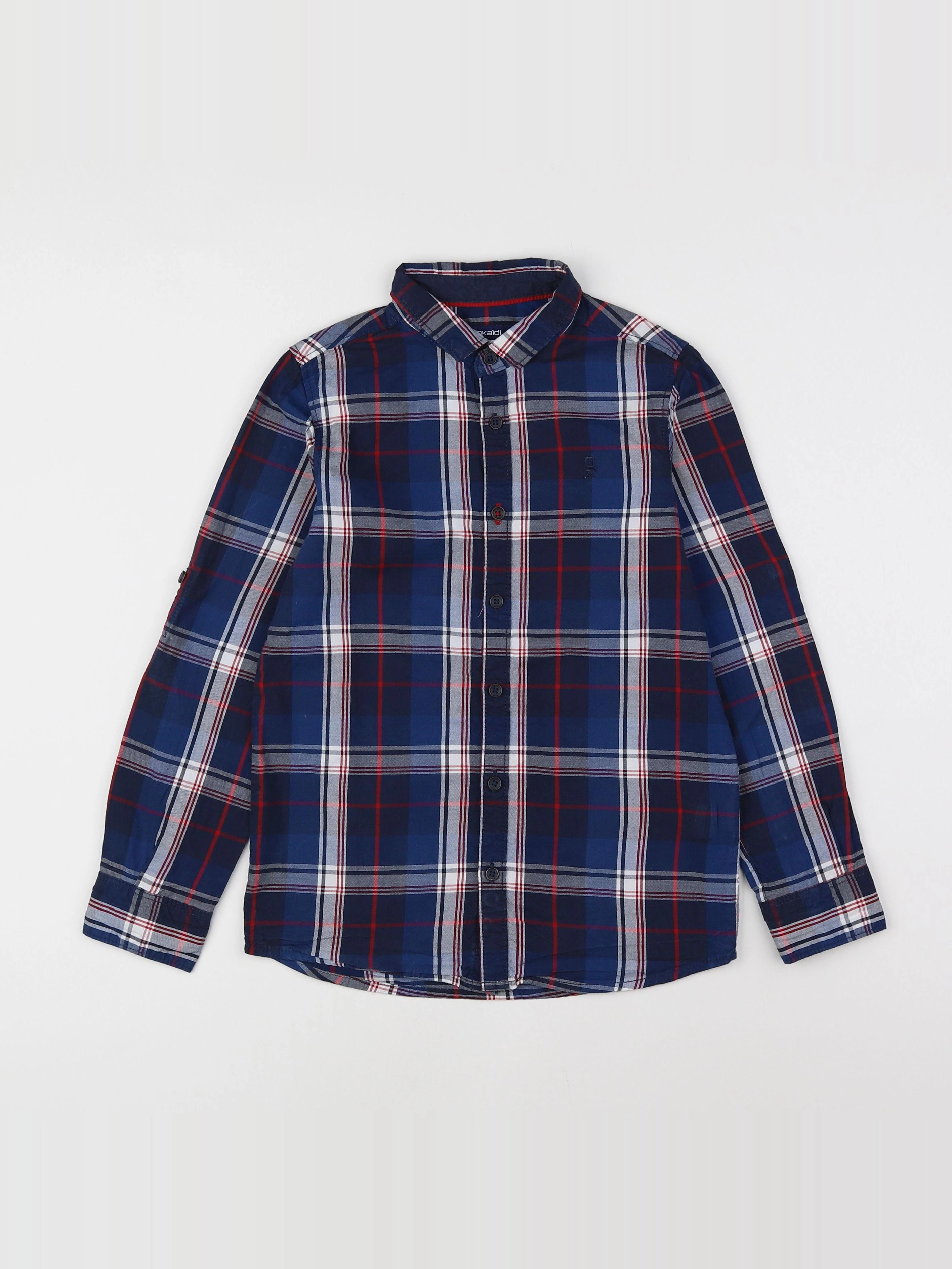 Okaidi - chemise bleu - 8 ans