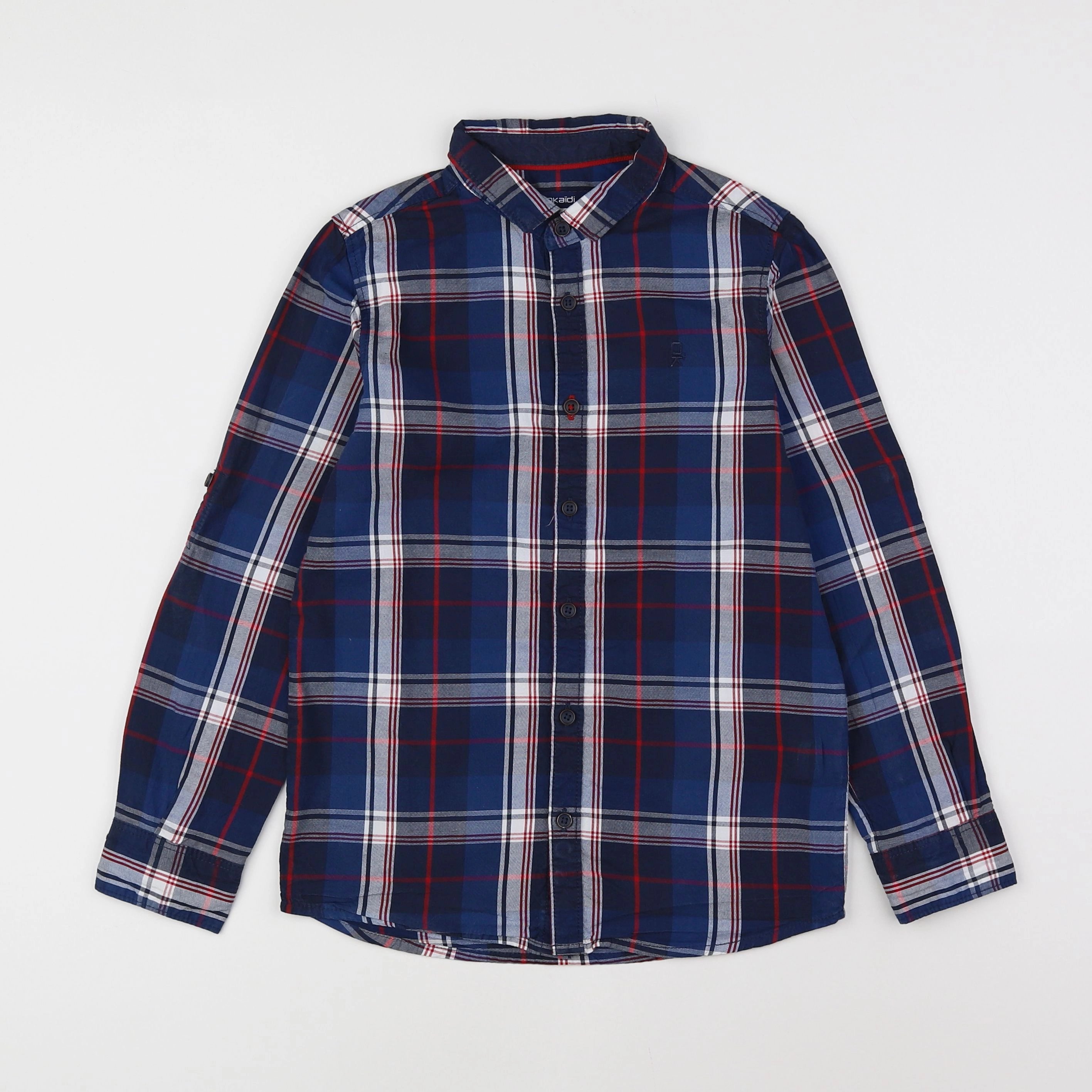 Okaidi - chemise bleu - 8 ans