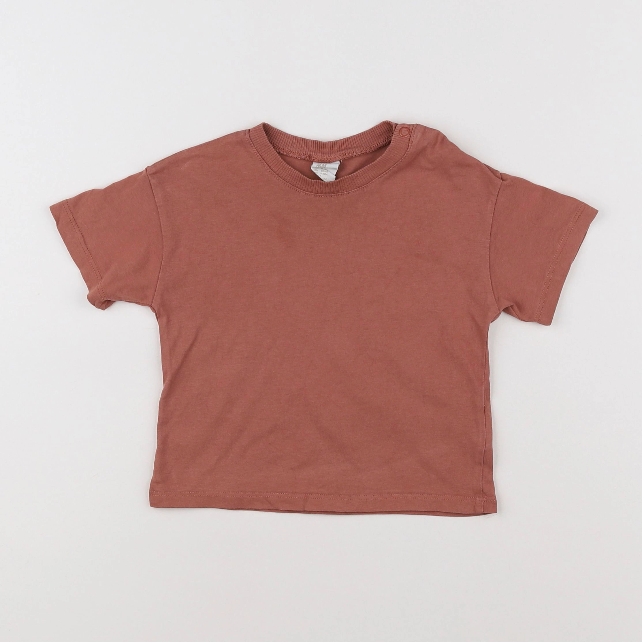 H&M - tee-shirt rose - 12/18 mois