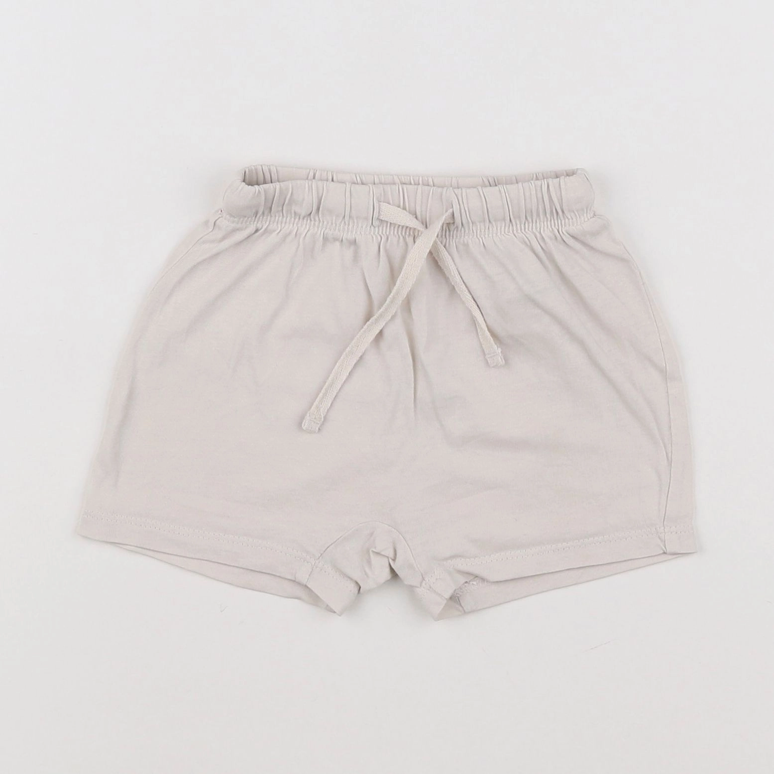 H&M - short beige - 9/12 mois