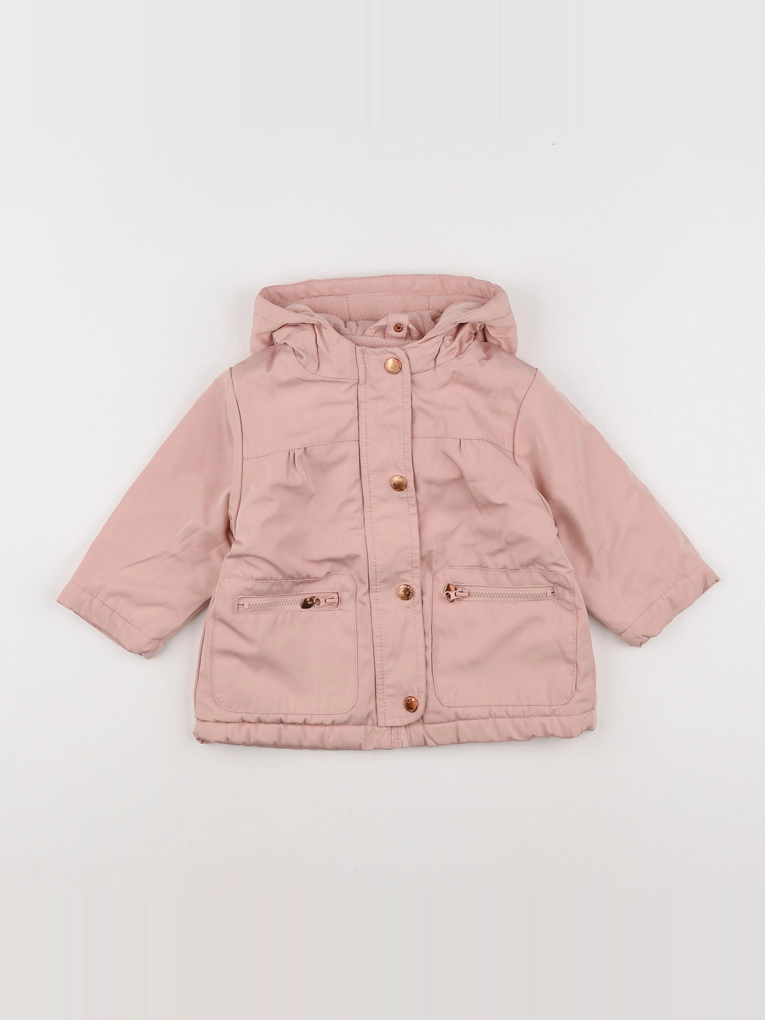 Vertbaudet - coupe-vent rose - 9 mois