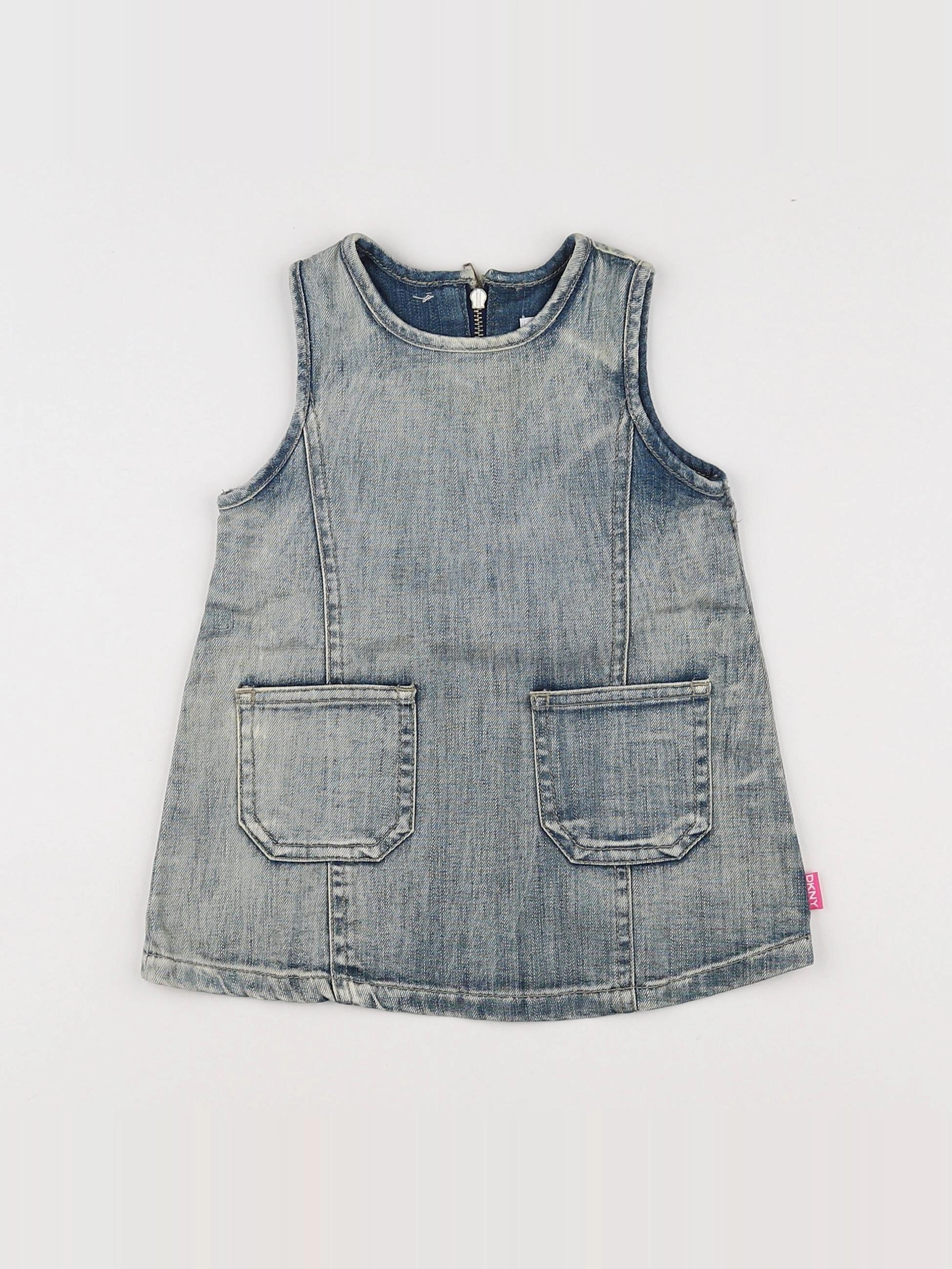 Dkny - robe bleu - 6 mois
