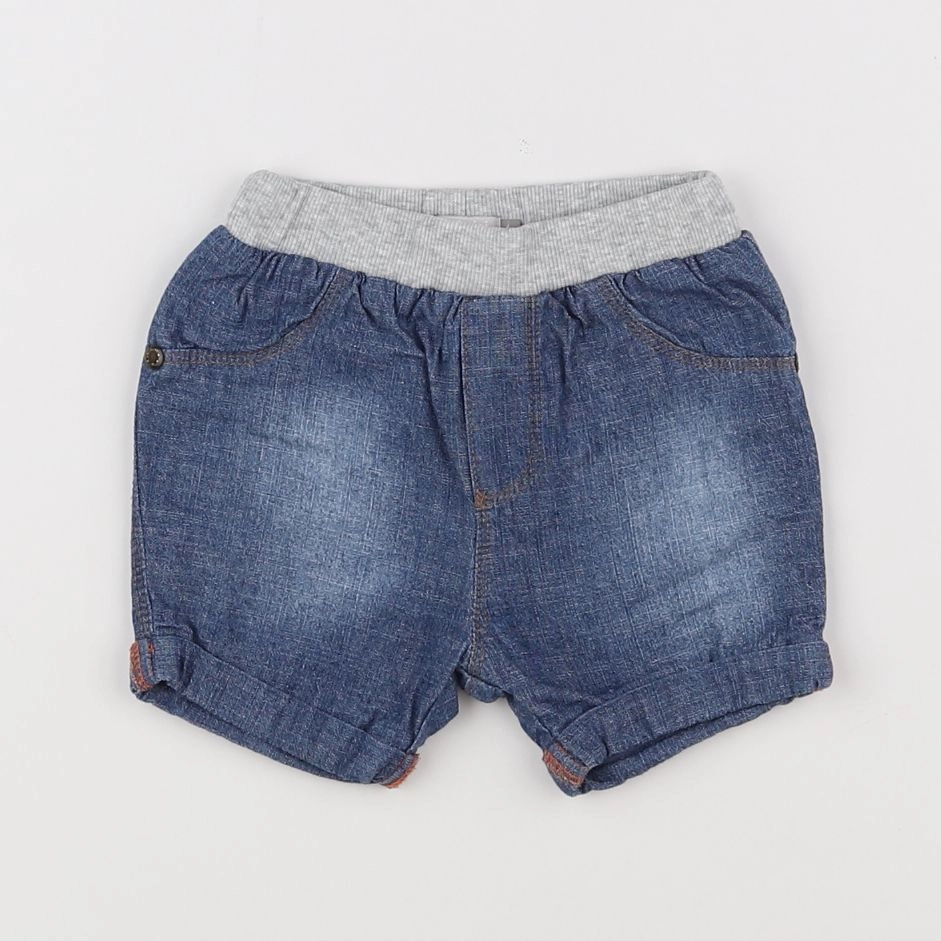 Catimini - short bleu - 6 mois