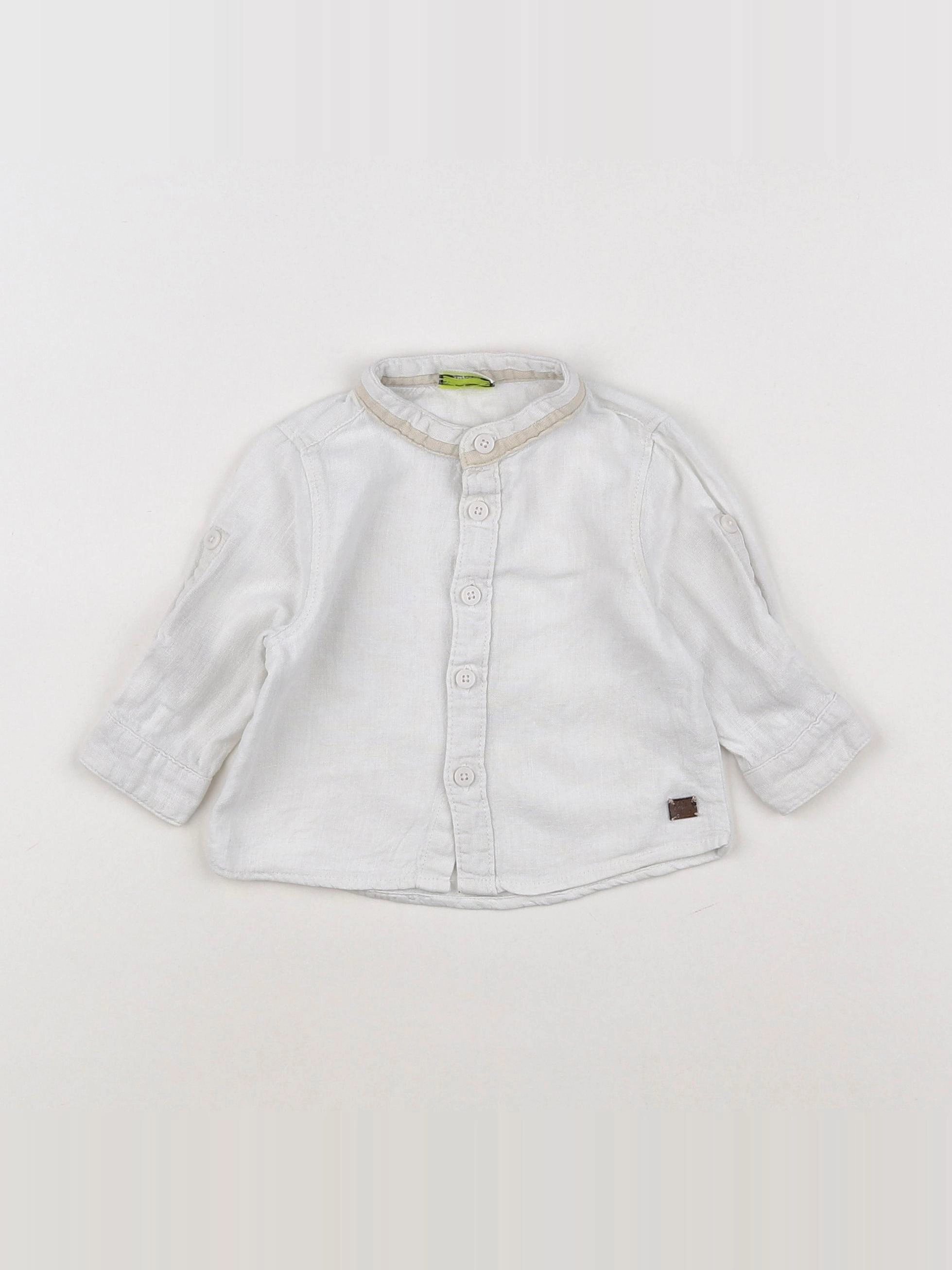 Tape à l'oeil - chemise blanc - 3 mois