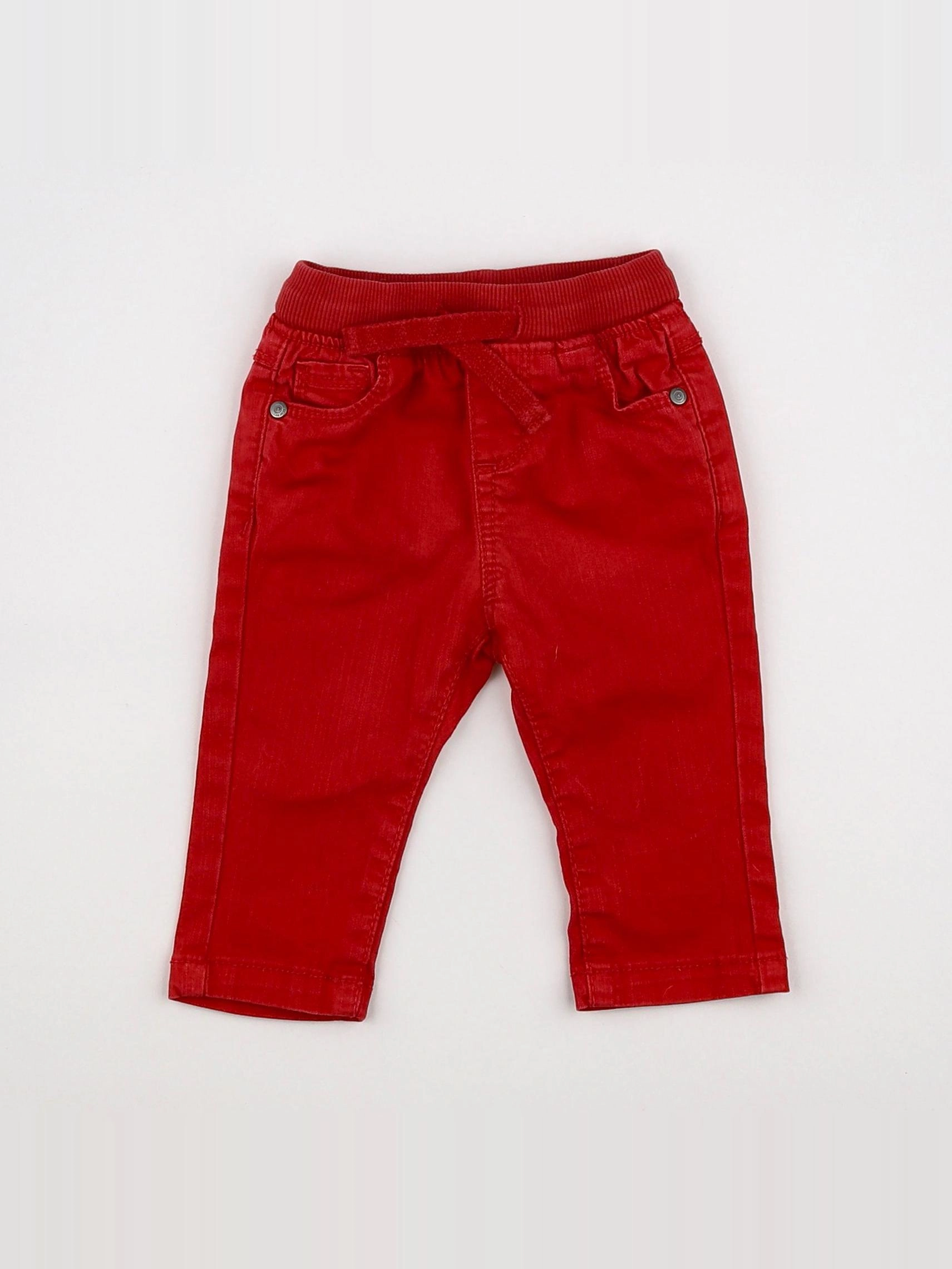 Tape à l'oeil - pantalon rouge - 6 mois