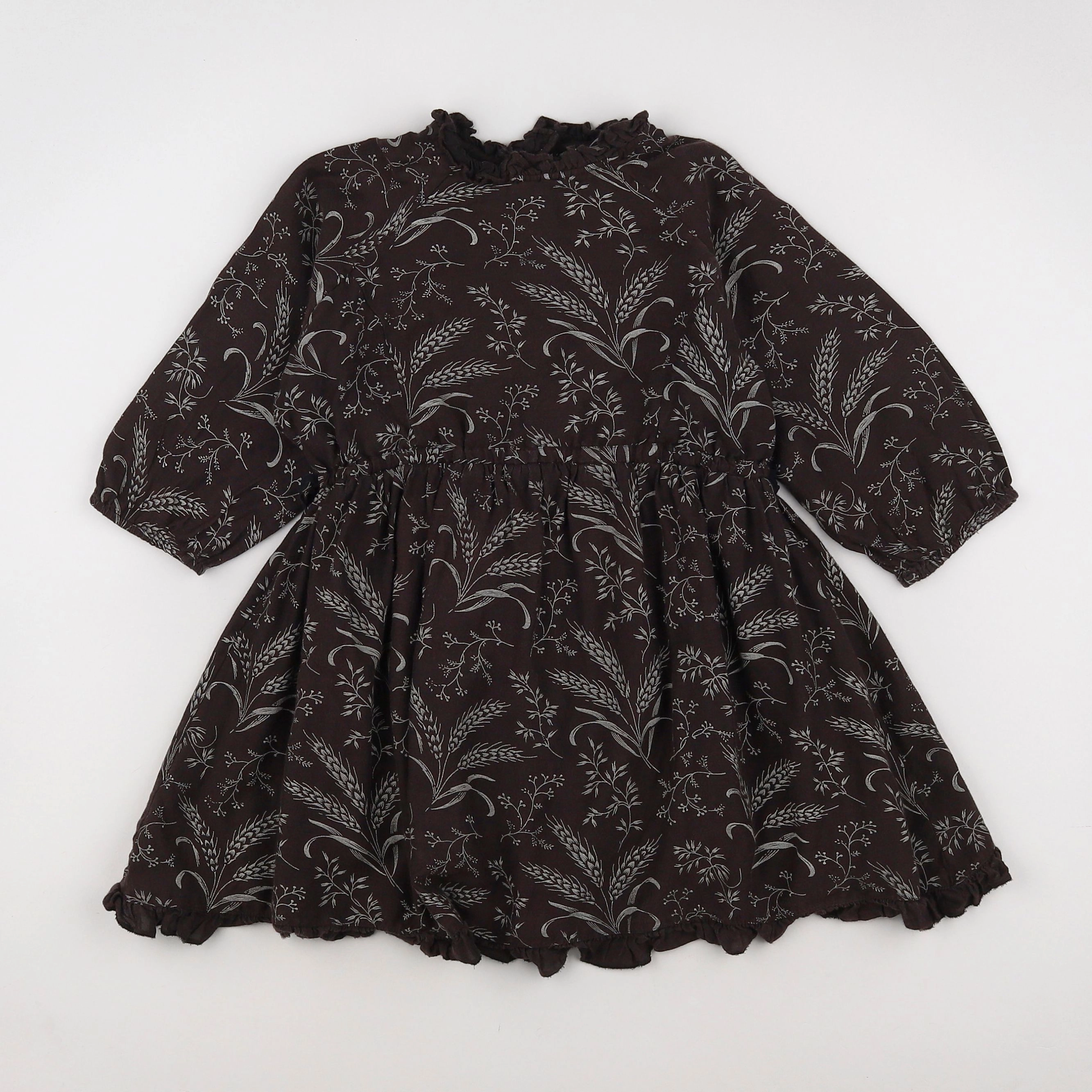 Caramel - robe marron - 3 ans