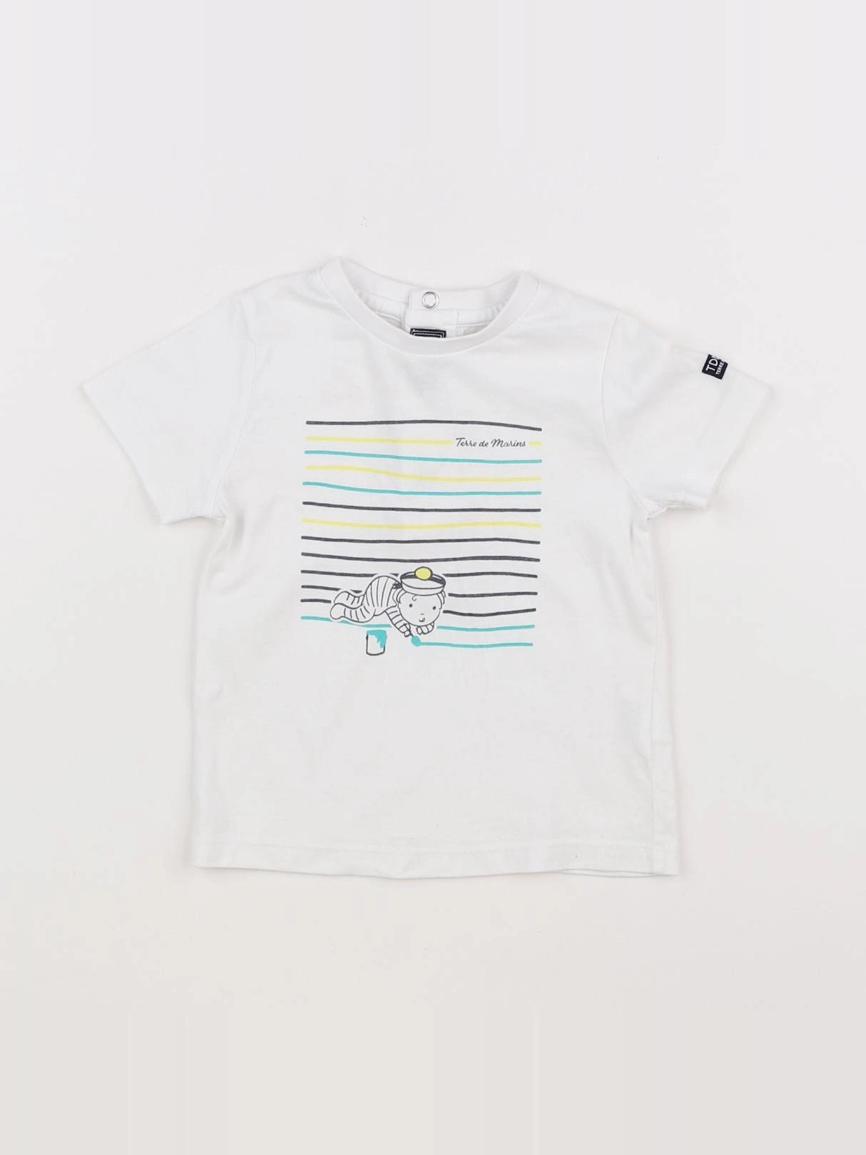 Terre de marins - tee-shirt multicolore - 12 mois