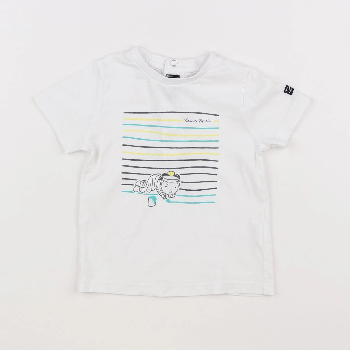 Terre de marins - tee-shirt multicolore - 12 mois