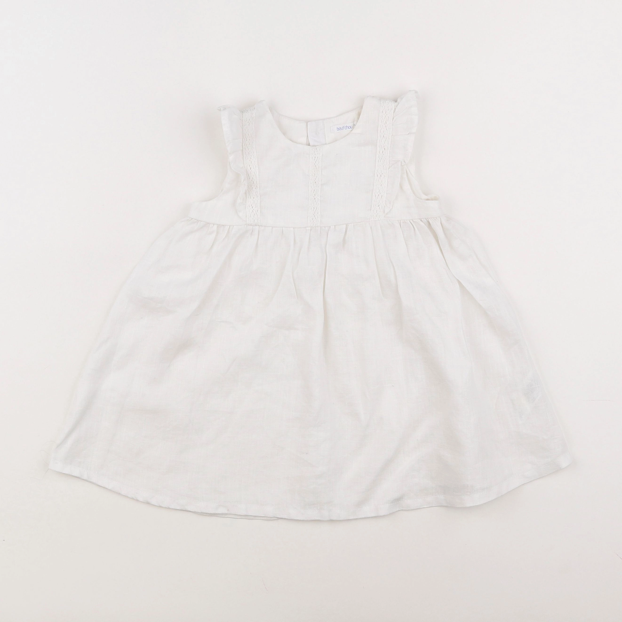 Boutchou - robe blanc - 12 mois