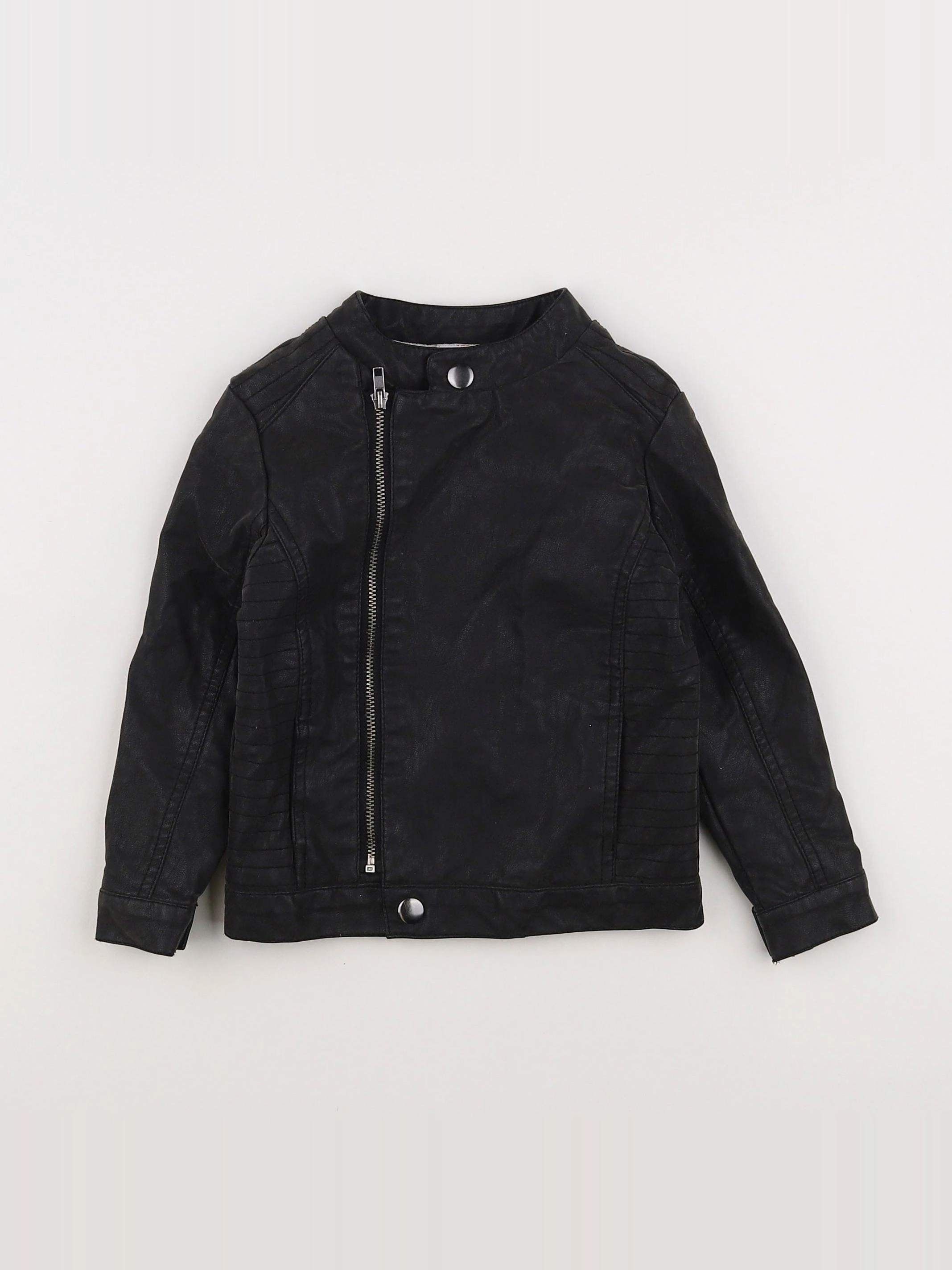 Tape à l'oeil - veste simili cuir noir - 2 ans