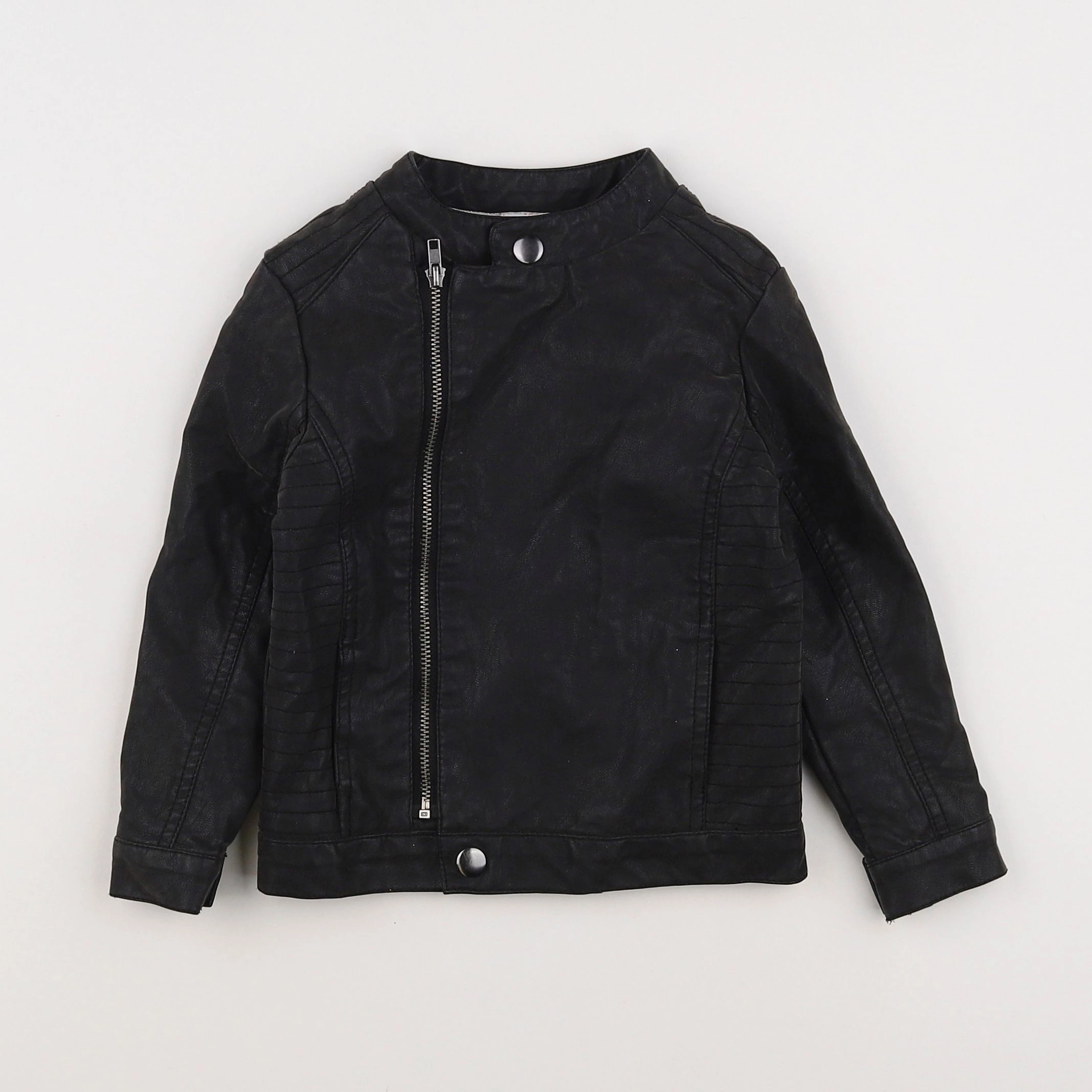 Tape à l'oeil - veste simili cuir noir - 2 ans