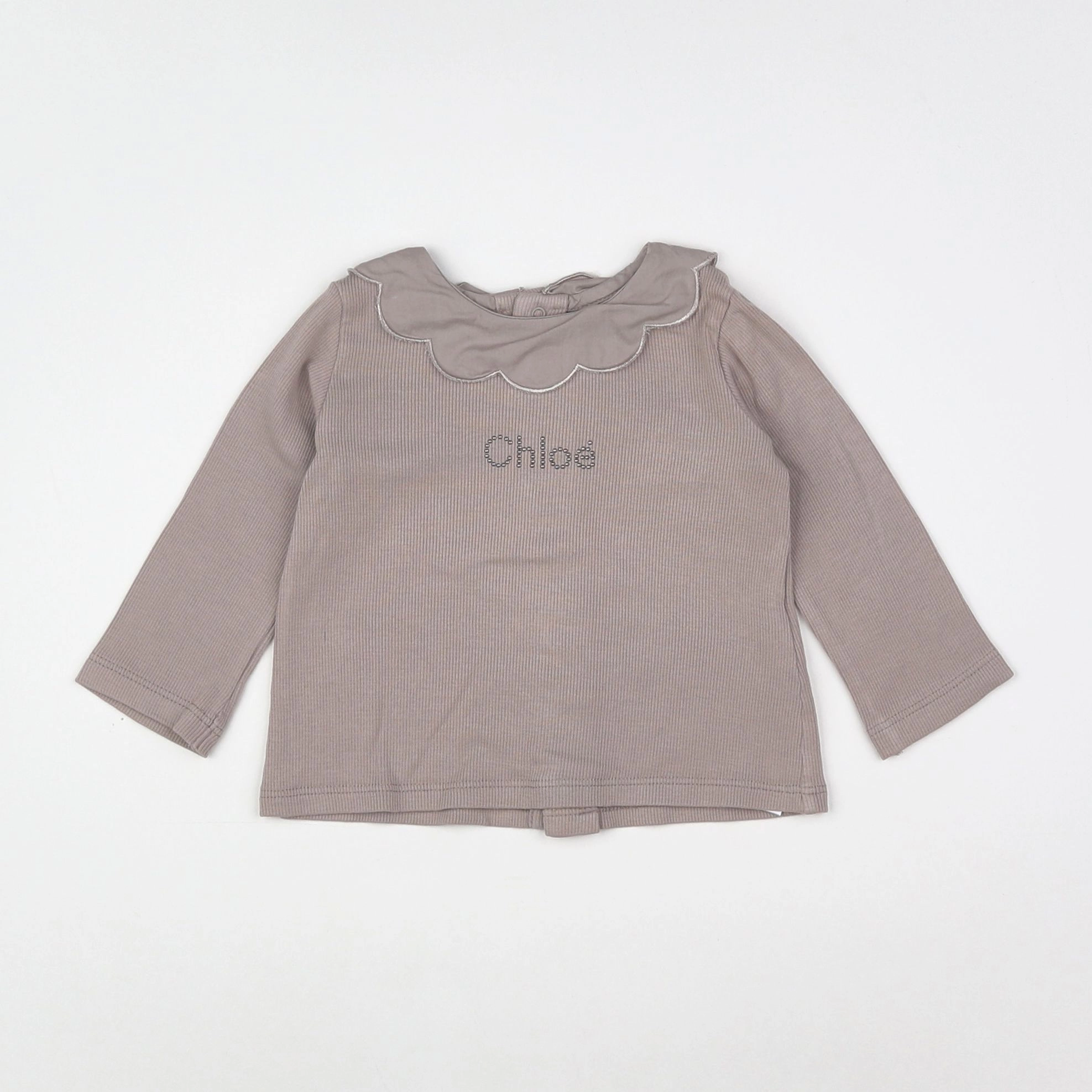 Chloé - tee-shirt marron - 6 mois