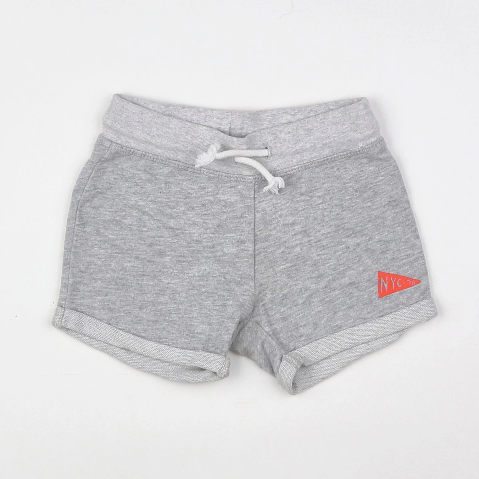 H&M - short gris - 9 mois