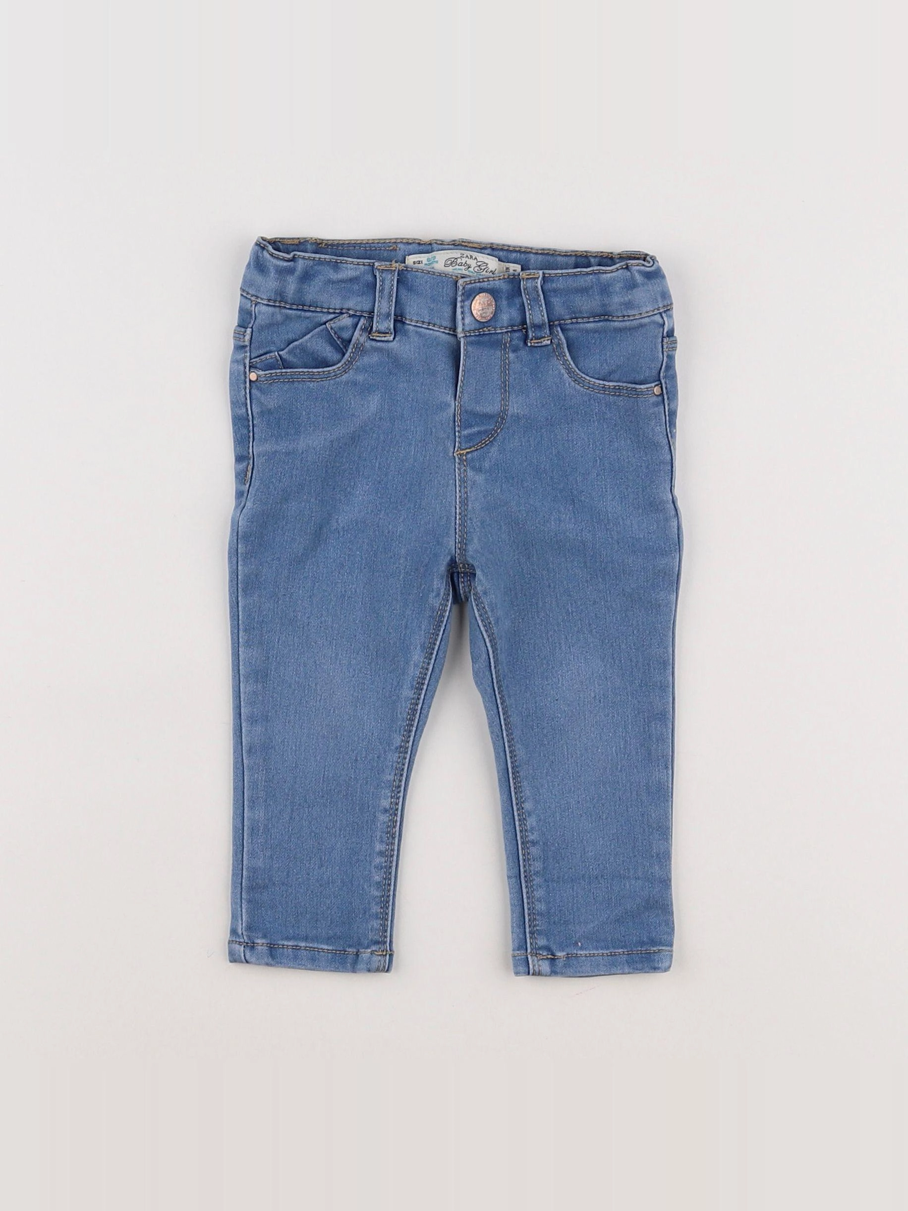Zara - jean bleu - 6/9 mois