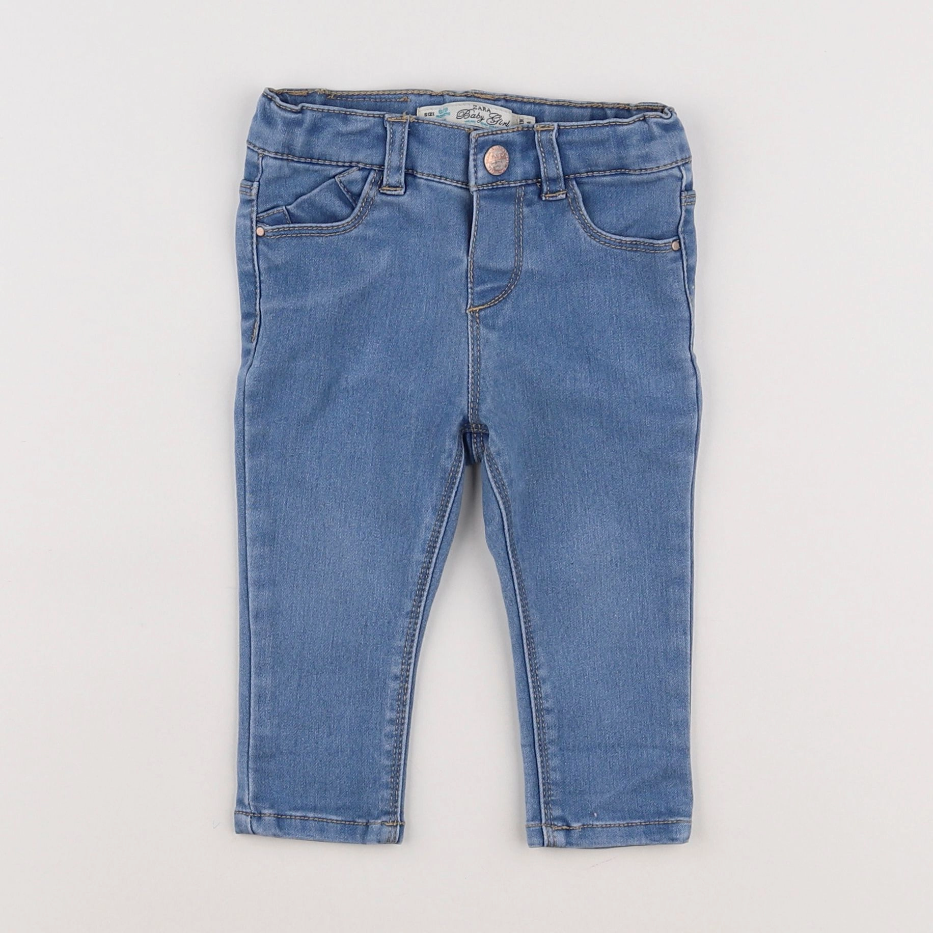 Zara - jean bleu - 6/9 mois