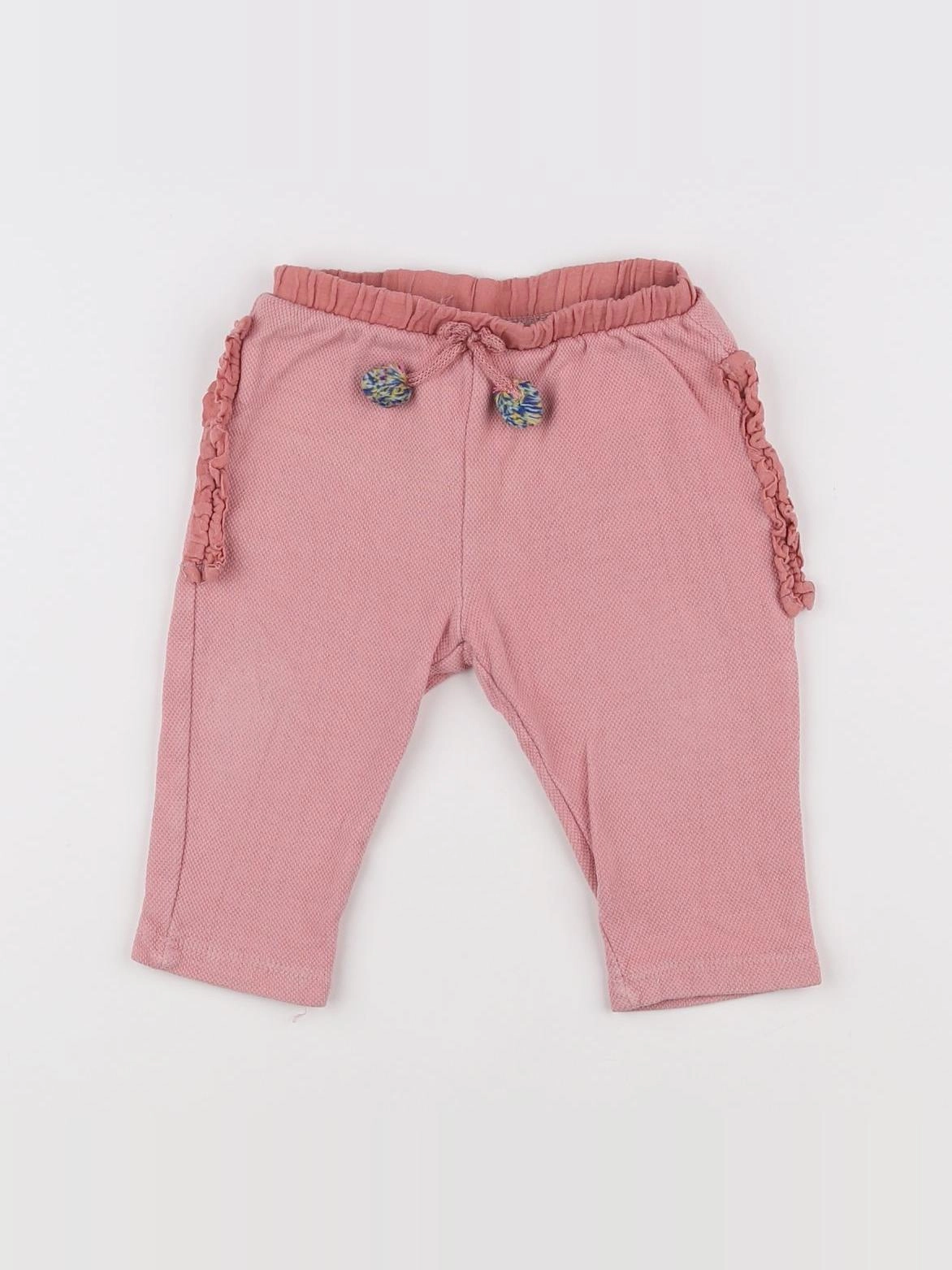 Zara - pantalon rose - 9/12 mois