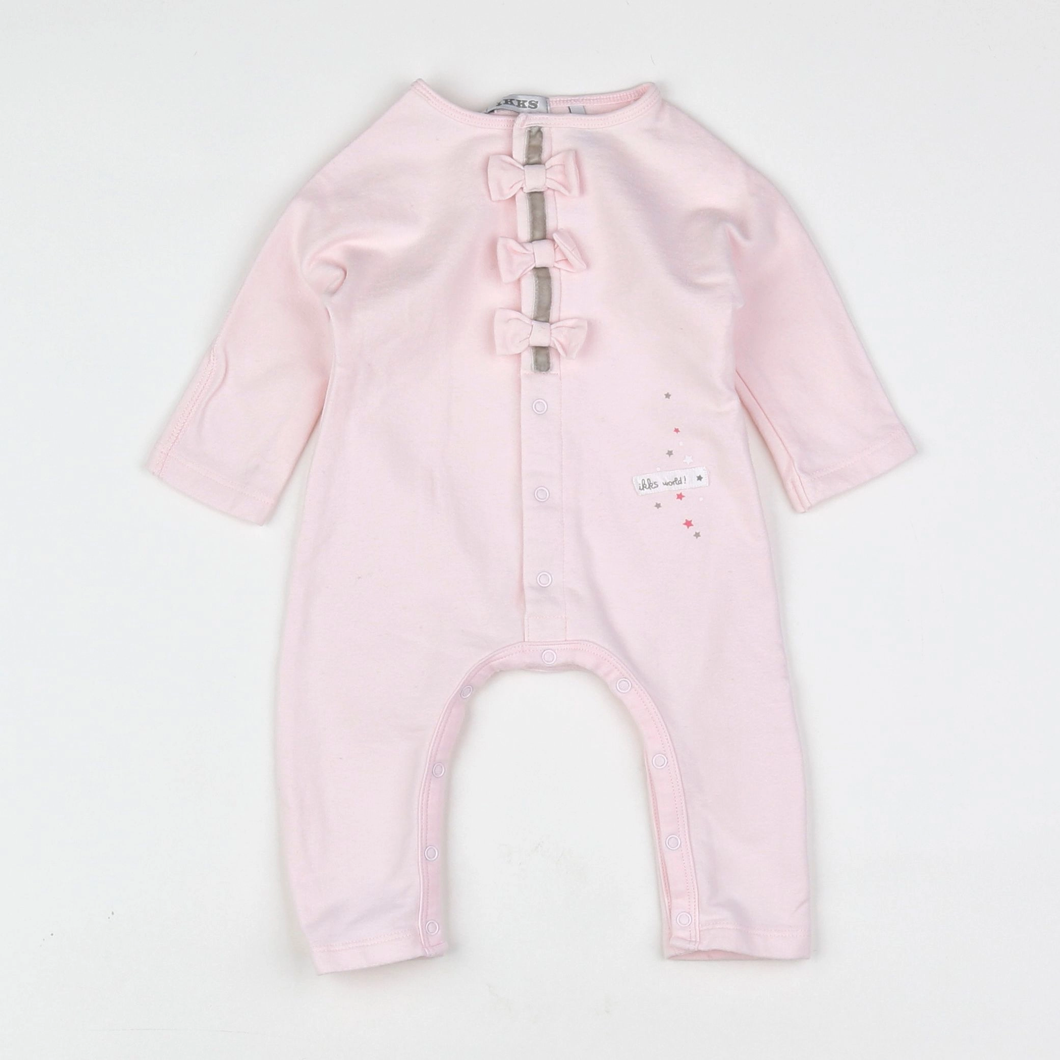 IKKS - pyjama coton rose - 3 mois