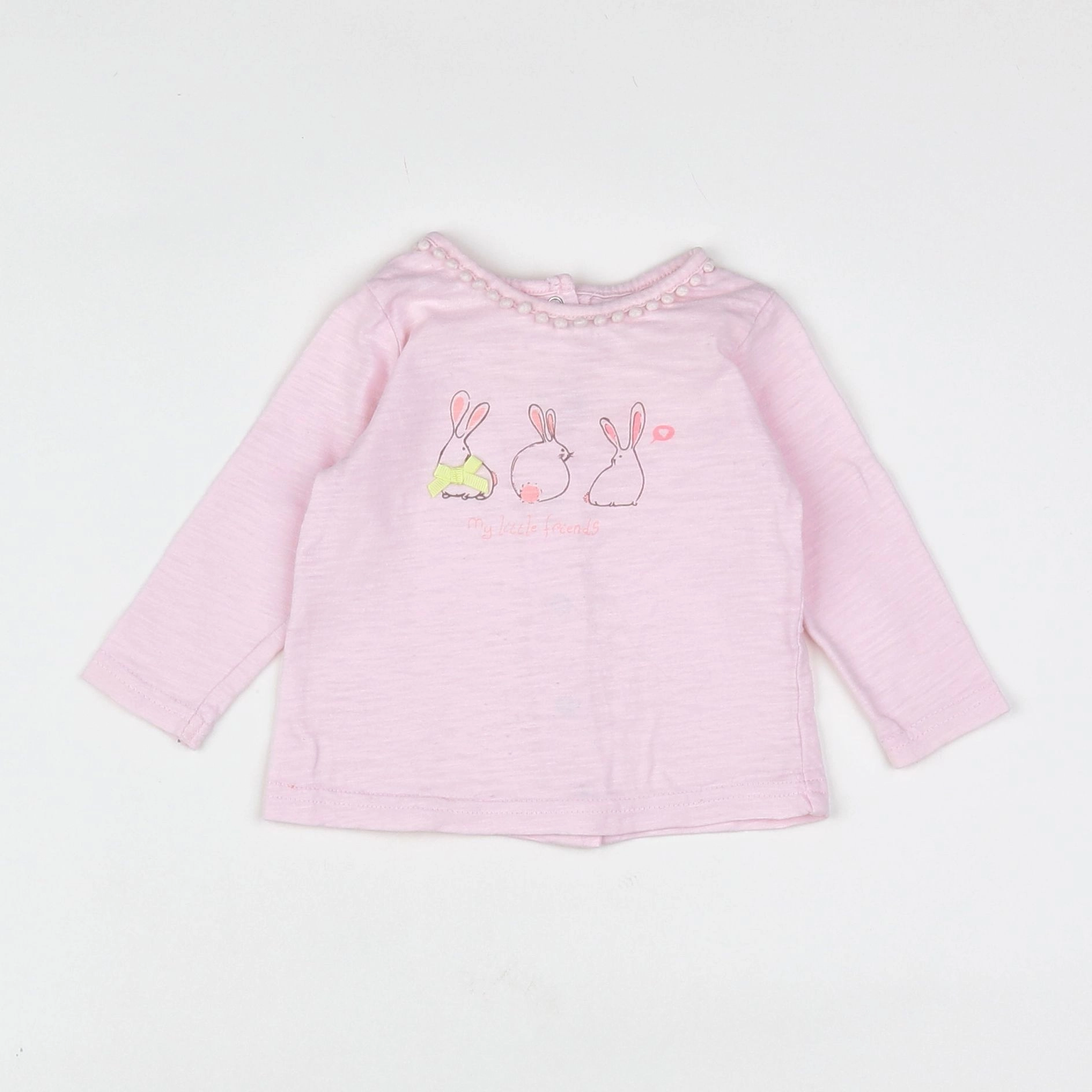 Tape à l'oeil - tee-shirt rose - 6 mois