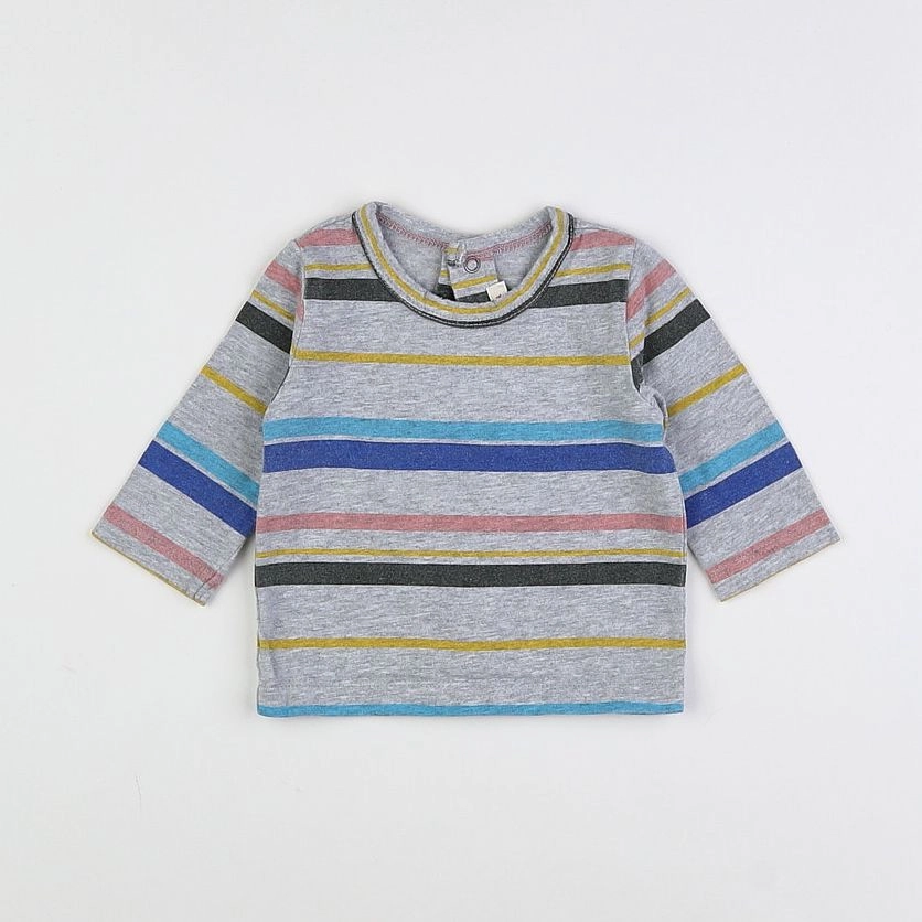 Catimini - tee-shirt gris - 3 mois