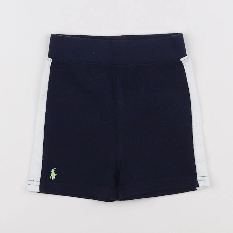 Ralph Lauren - short bleu - 6 mois