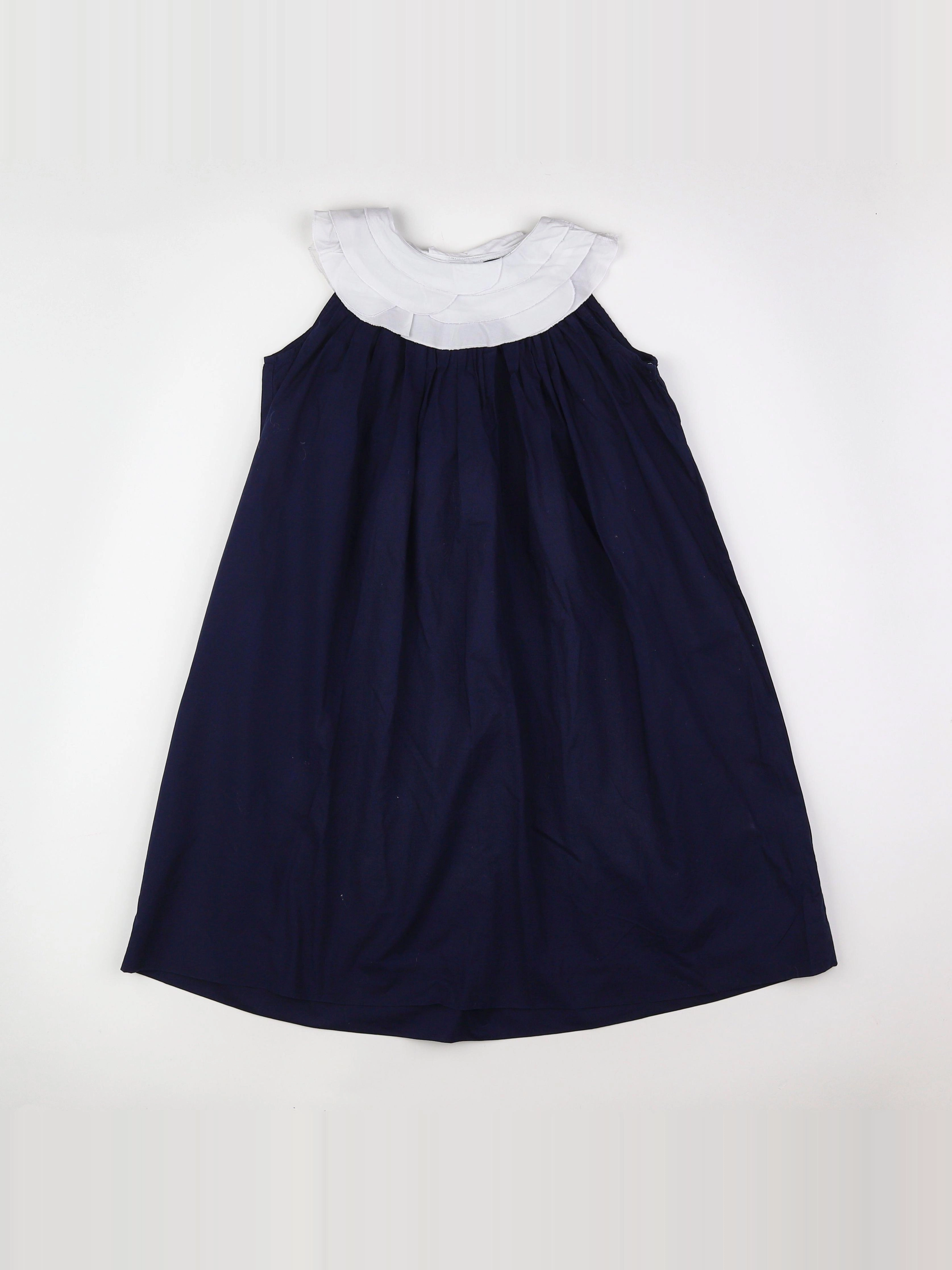 Jacadi - robe bleu, blanc - 6 mois
