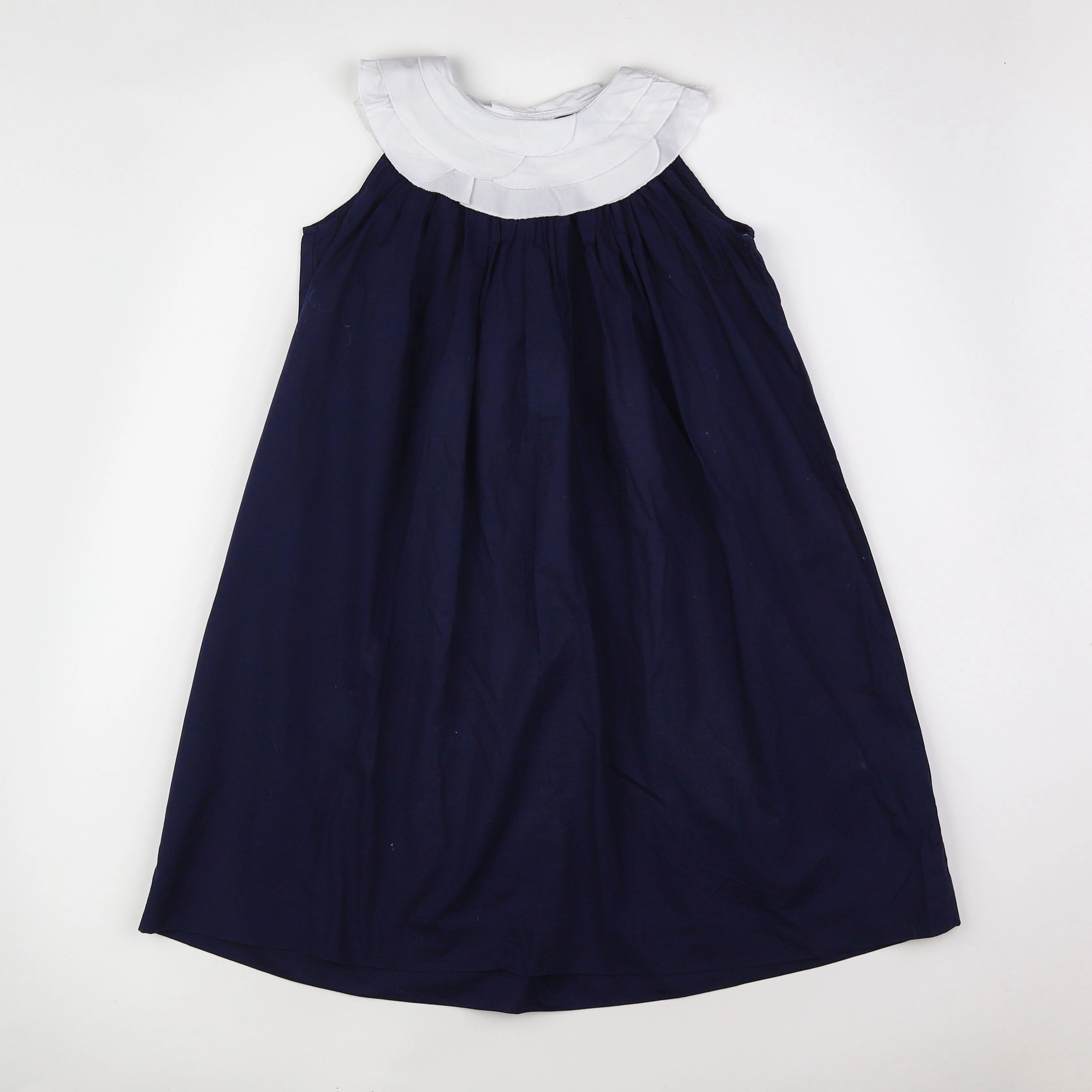 Jacadi - robe bleu, blanc - 6 mois