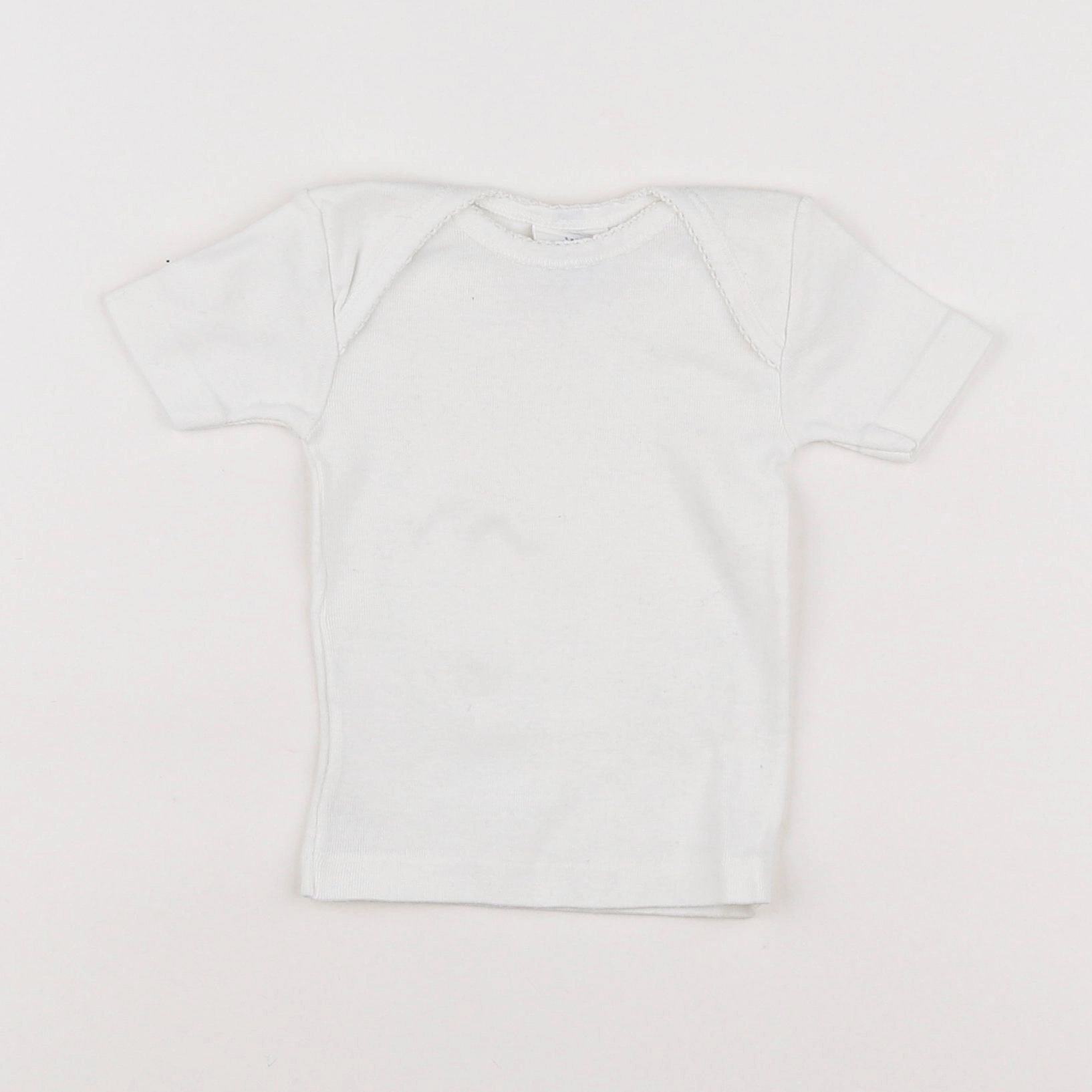 Petit Bateau - maillot de corps blanc - 12 mois