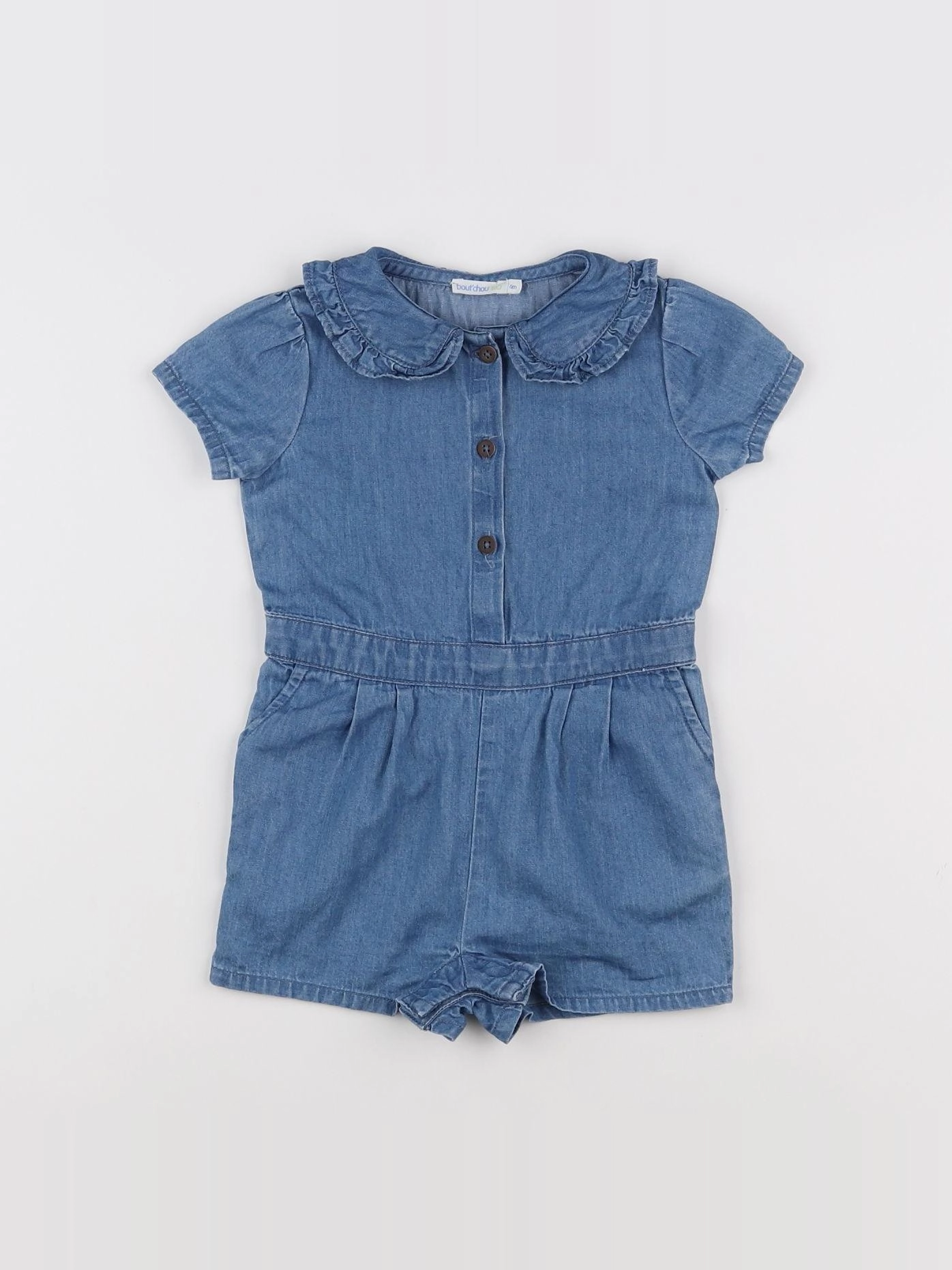 Boutchou - combinaison bleu - 6 mois