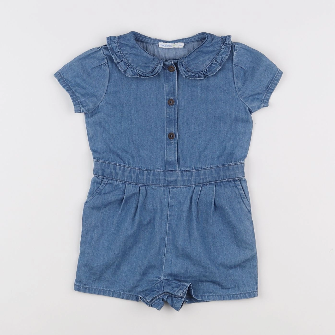 Boutchou - combinaison bleu - 6 mois