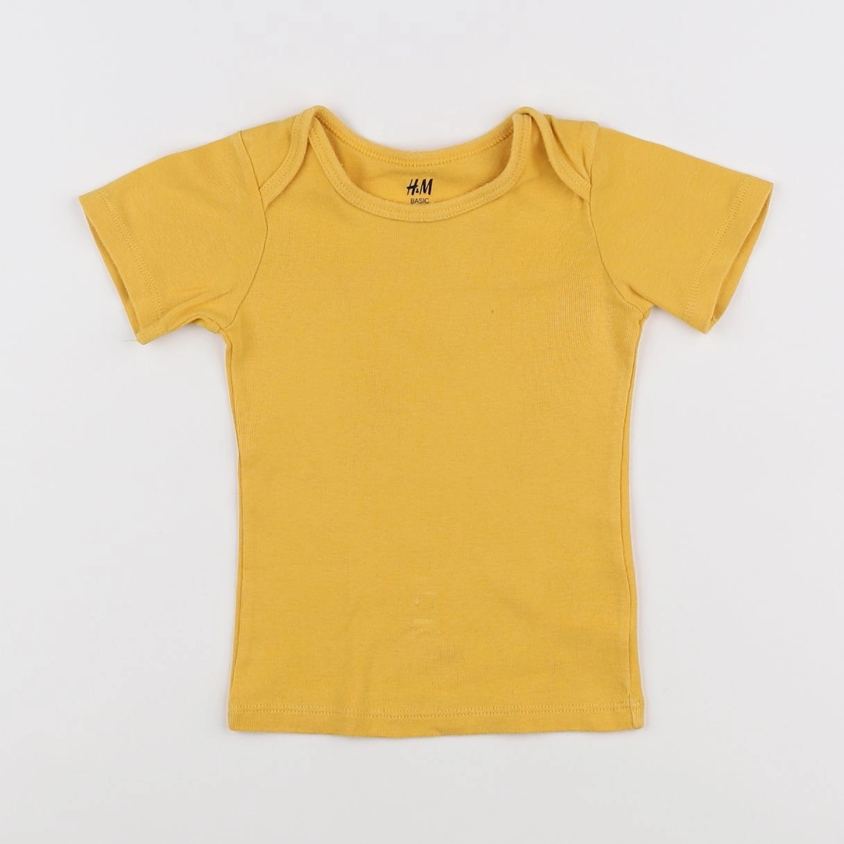 H&M - maillot de corps jaune - 6/9 mois