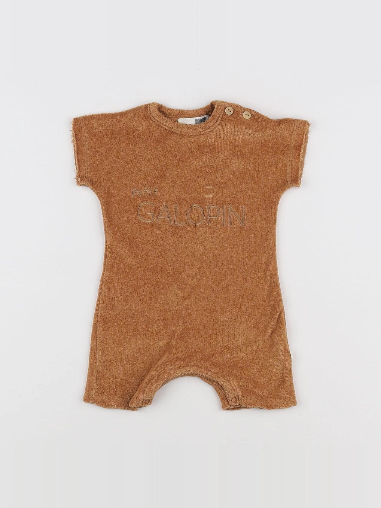 Les Petites Choses - combinaison marron - 3 mois