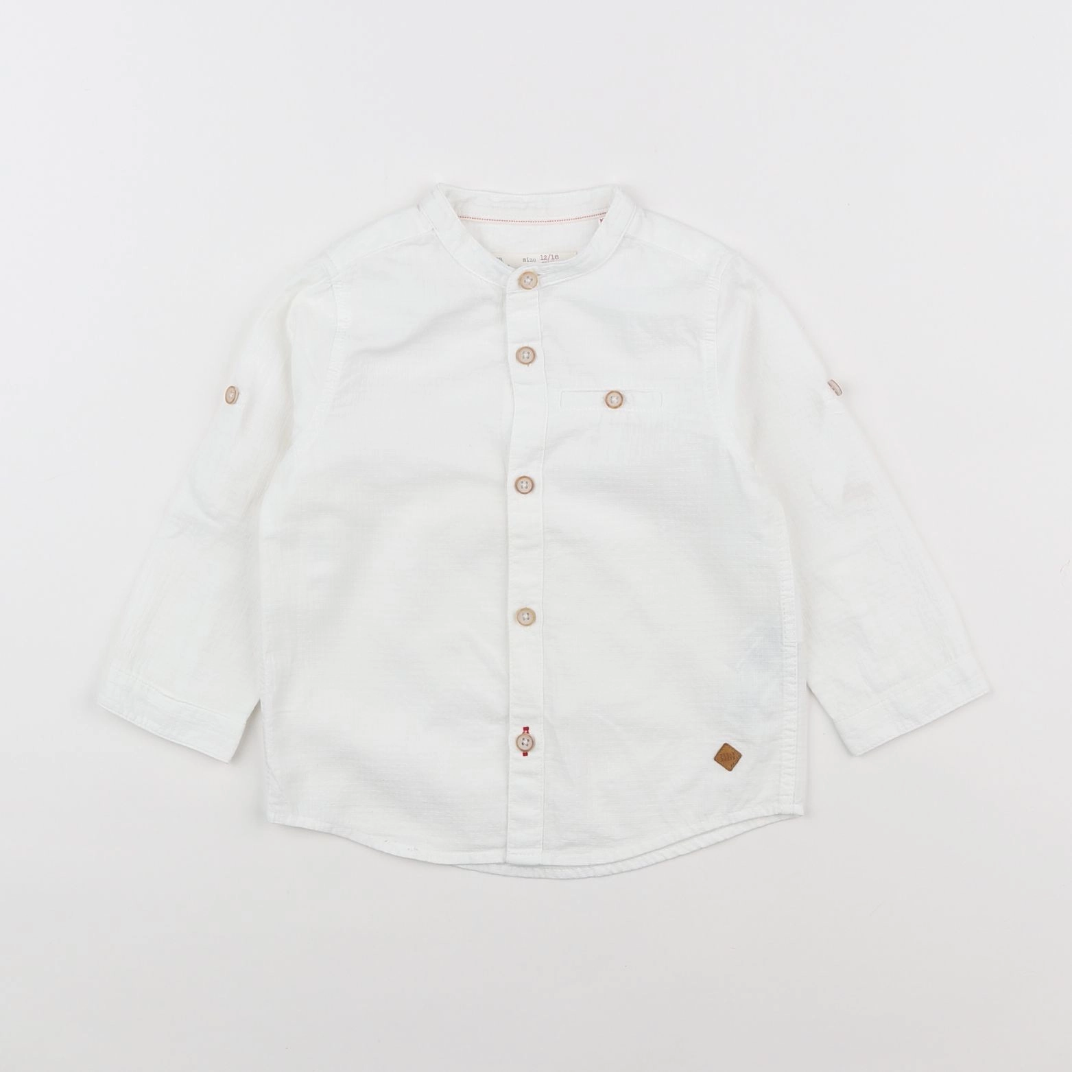 Zara - chemise blanc - 12/18 mois