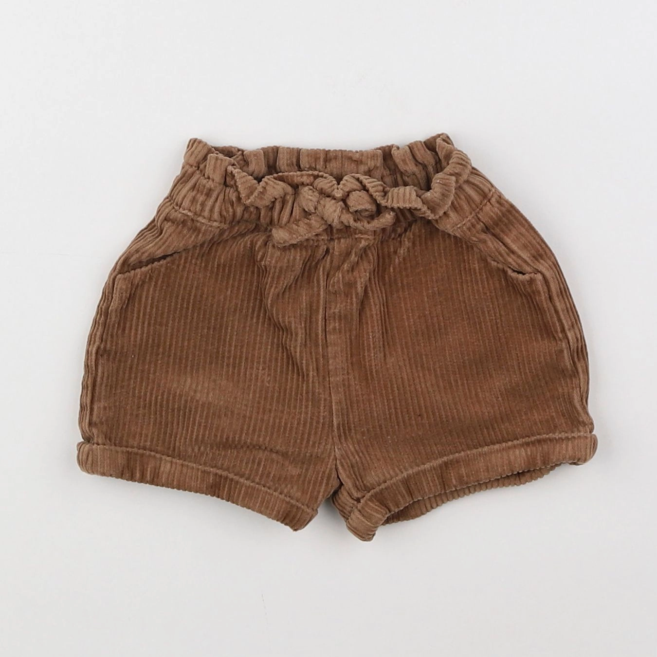 Vertbaudet - short marron - 3 mois