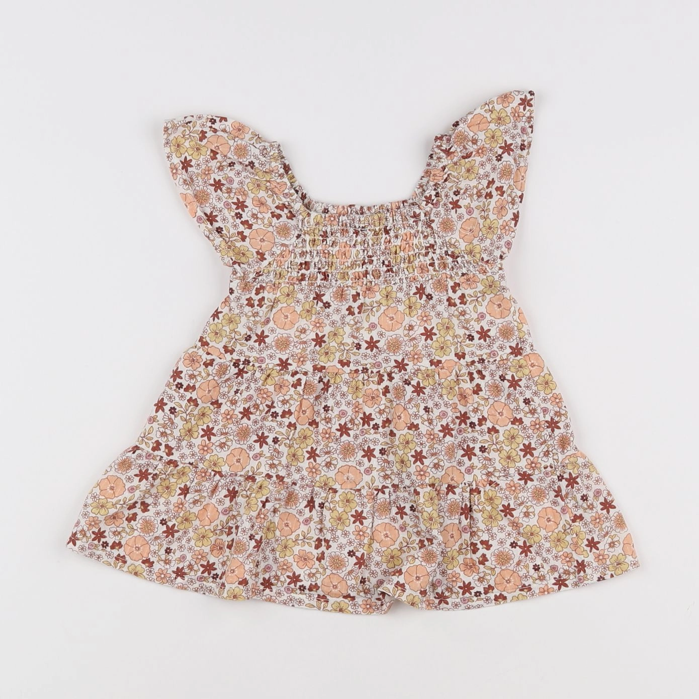 Vertbaudet - robe multicolore - 6 mois