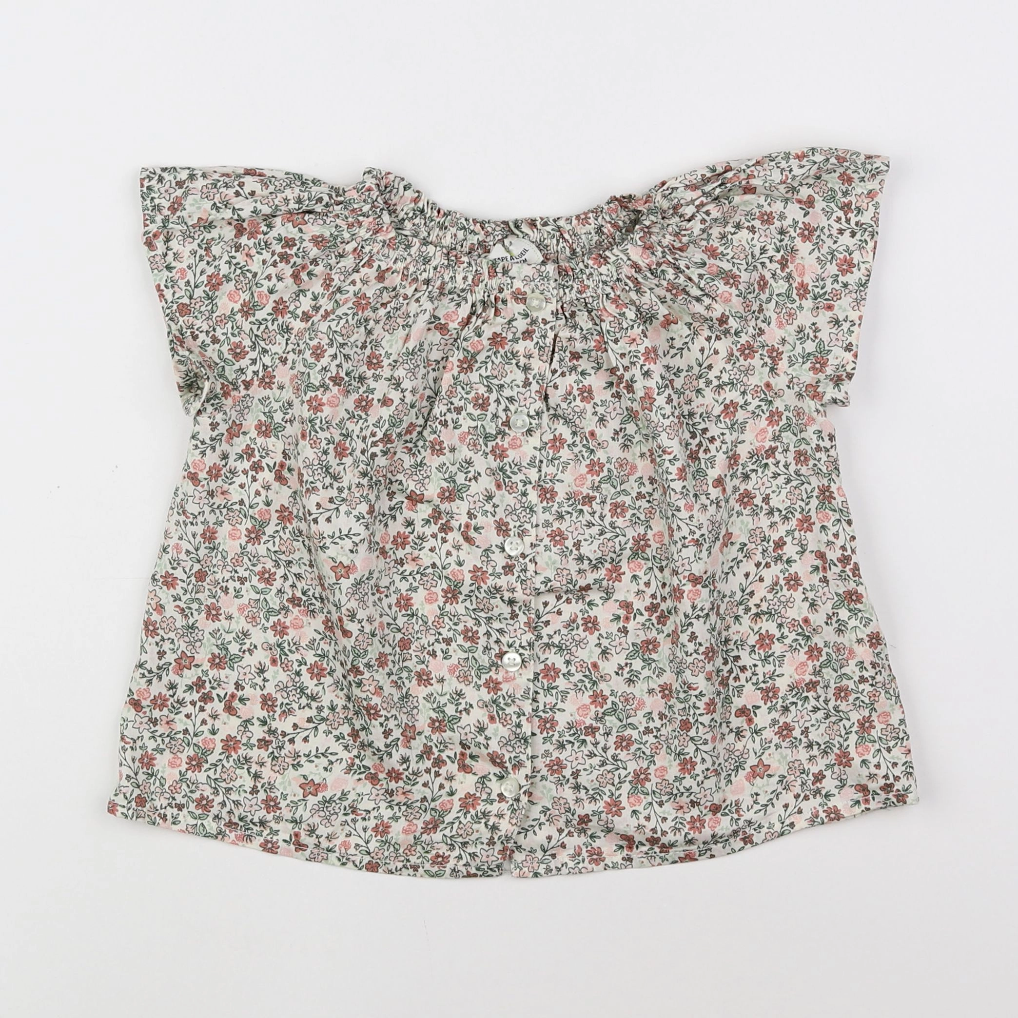 Tape à l'oeil - blouse multicolore - 6 mois