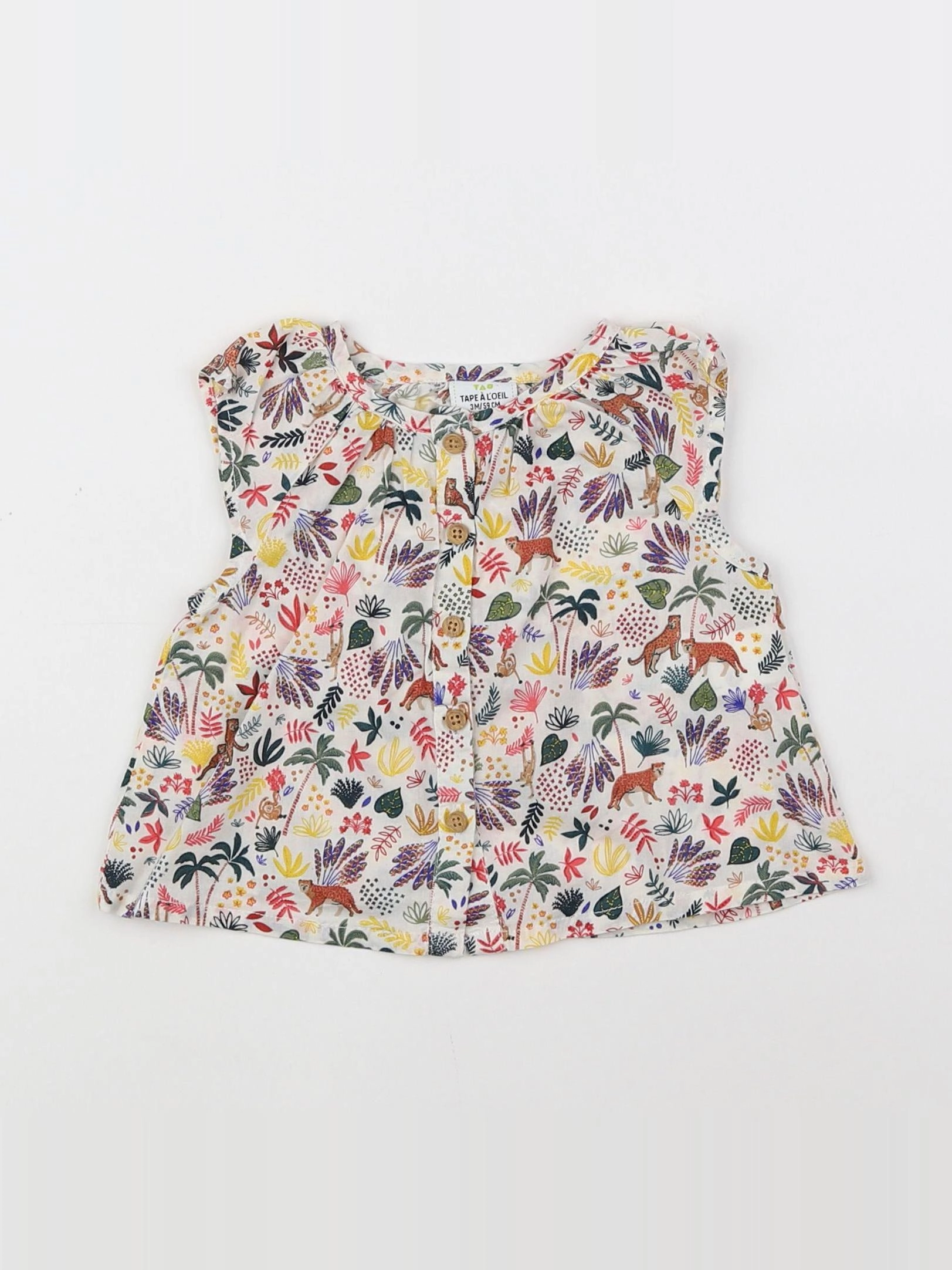 Tape à l'oeil - blouse multicolore - 3 mois