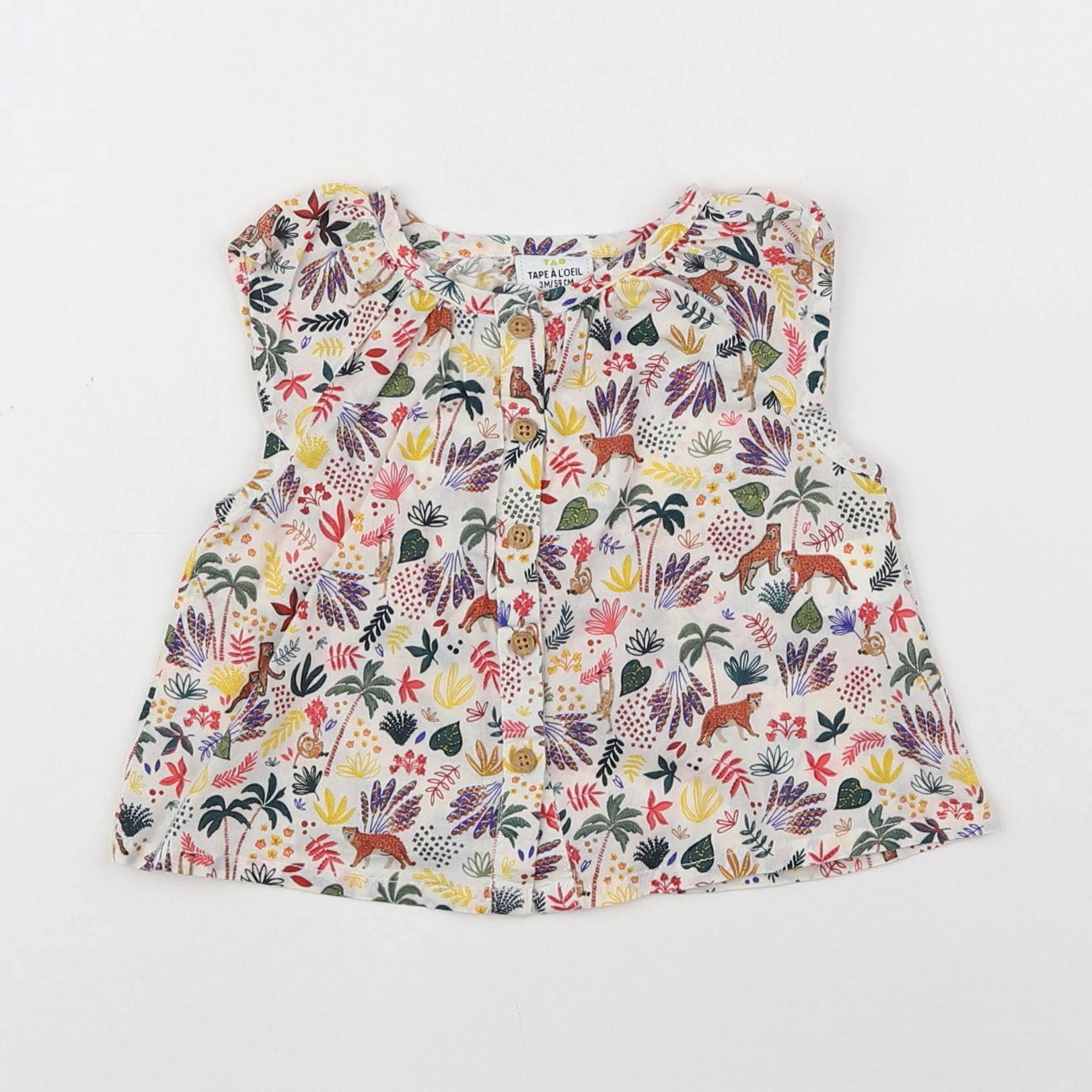 Tape à l'oeil - blouse multicolore - 3 mois