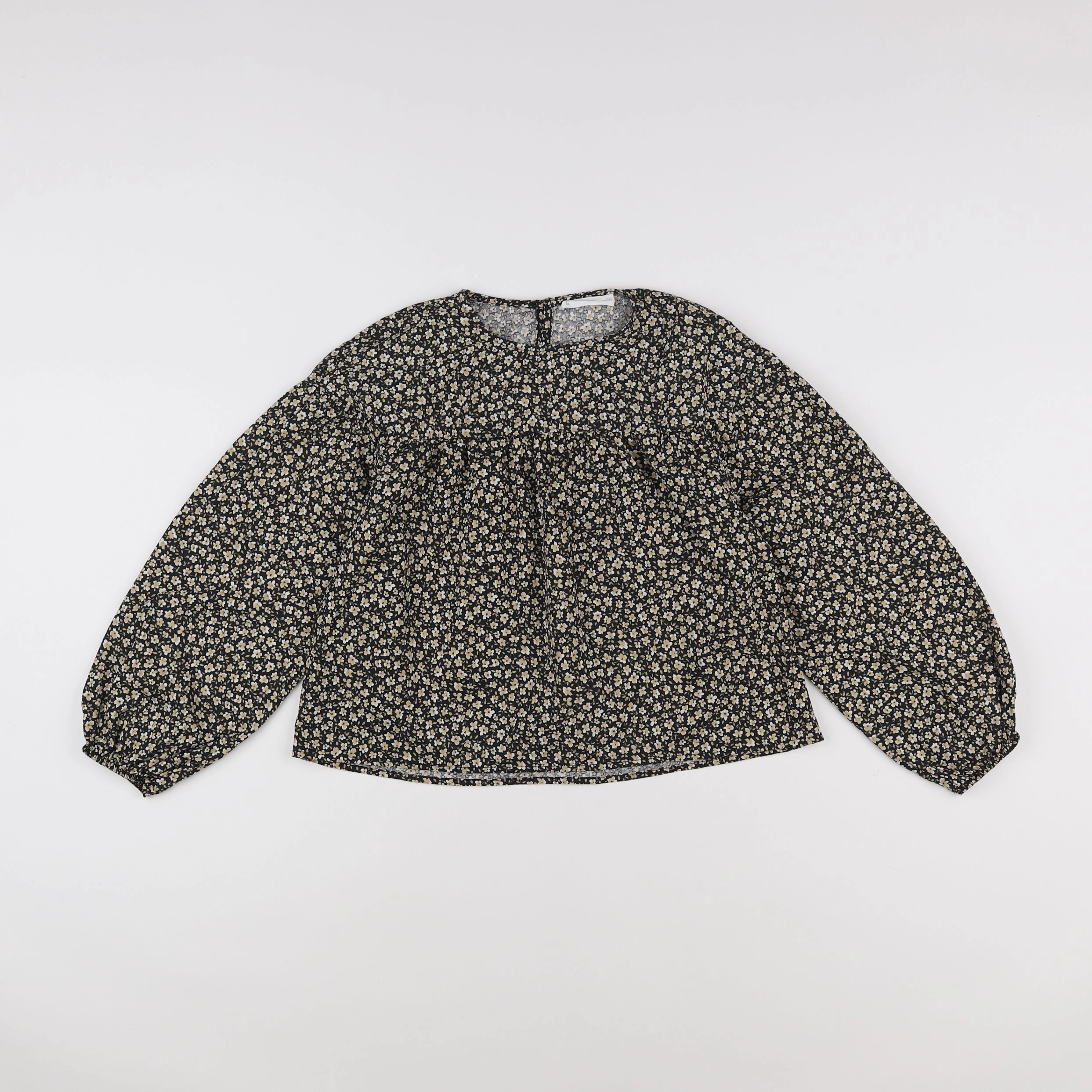 Mango - blouse jaune, noir - 8 ans