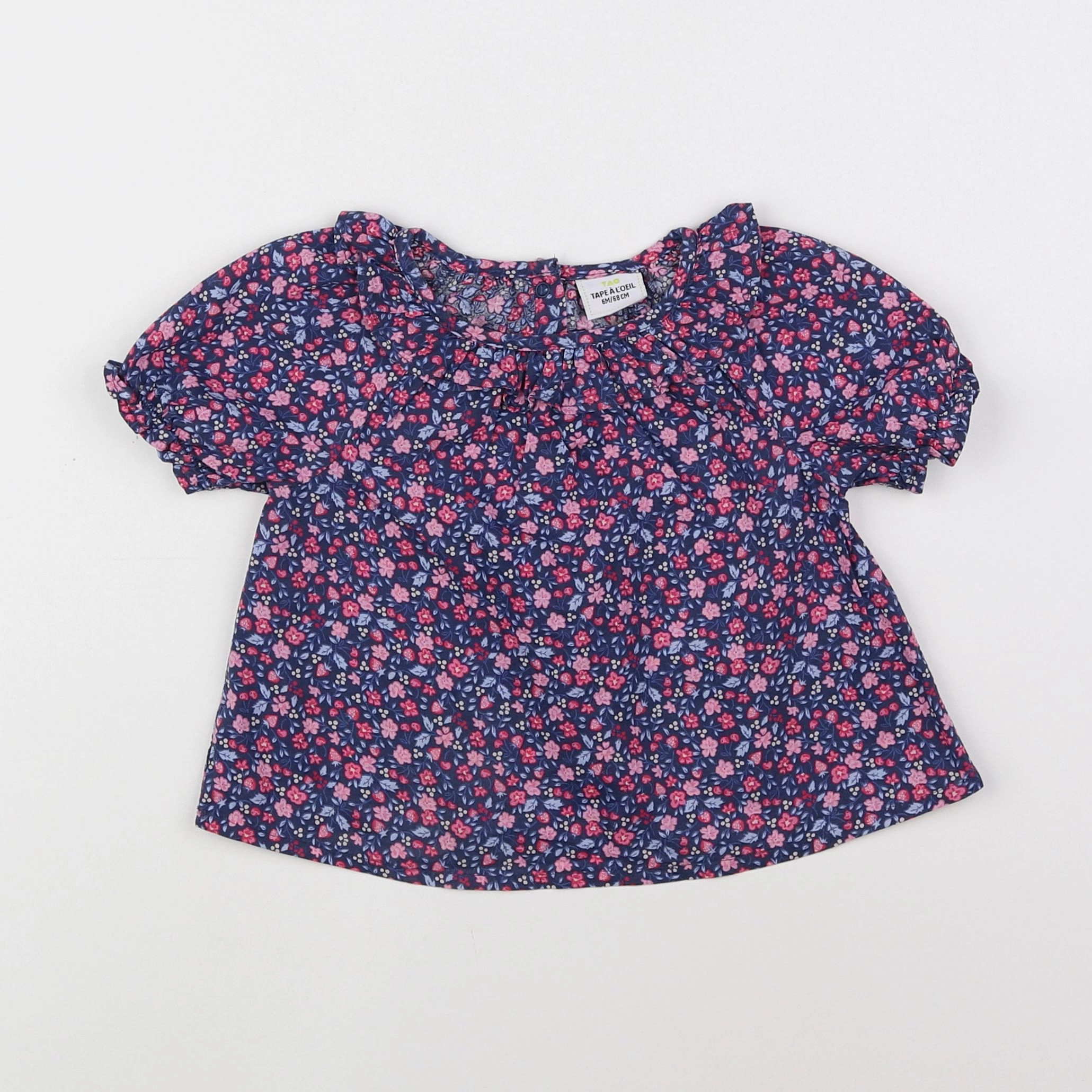 Tape à l'oeil - blouse violet, rose - 6 mois